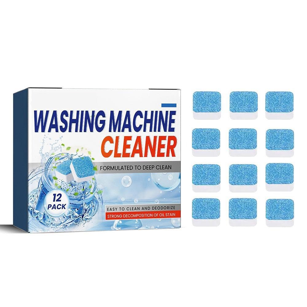 12/24pcs Washing Machine Cleaner Descaler Deep Cleaning Tablets Efficient