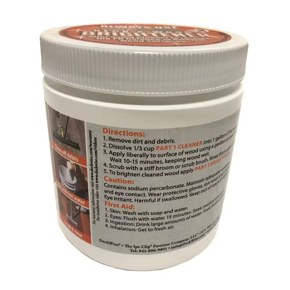 16 Oz. Deck and Wood Cleaner Part 1