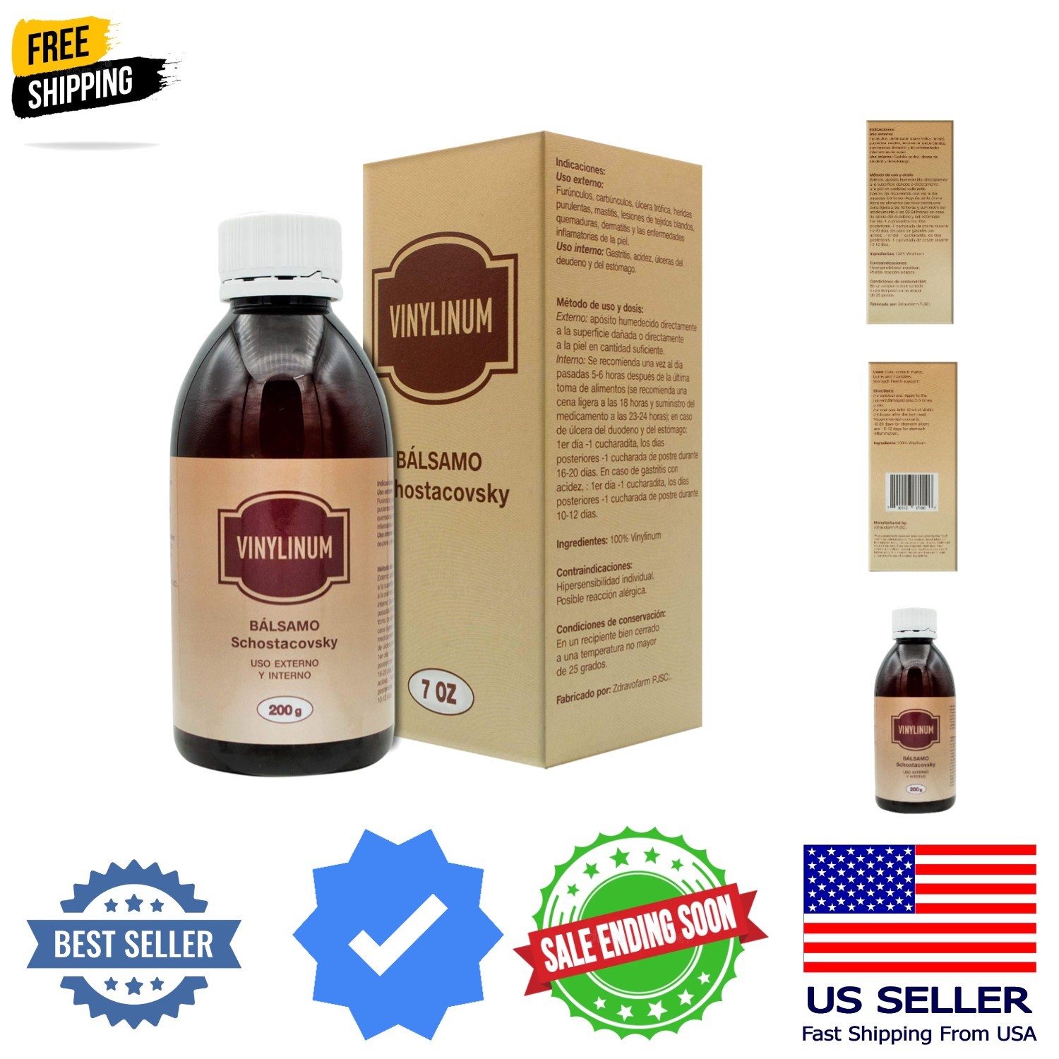 Shostakovsky Balsam 200g/7.05 oz Value Size