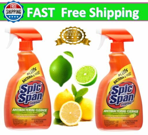 Spic Span {Set of 2} Fresh Citrus scent 32 Fl. Oz. Ea.= 64 Fl. Oz. Free Shipping