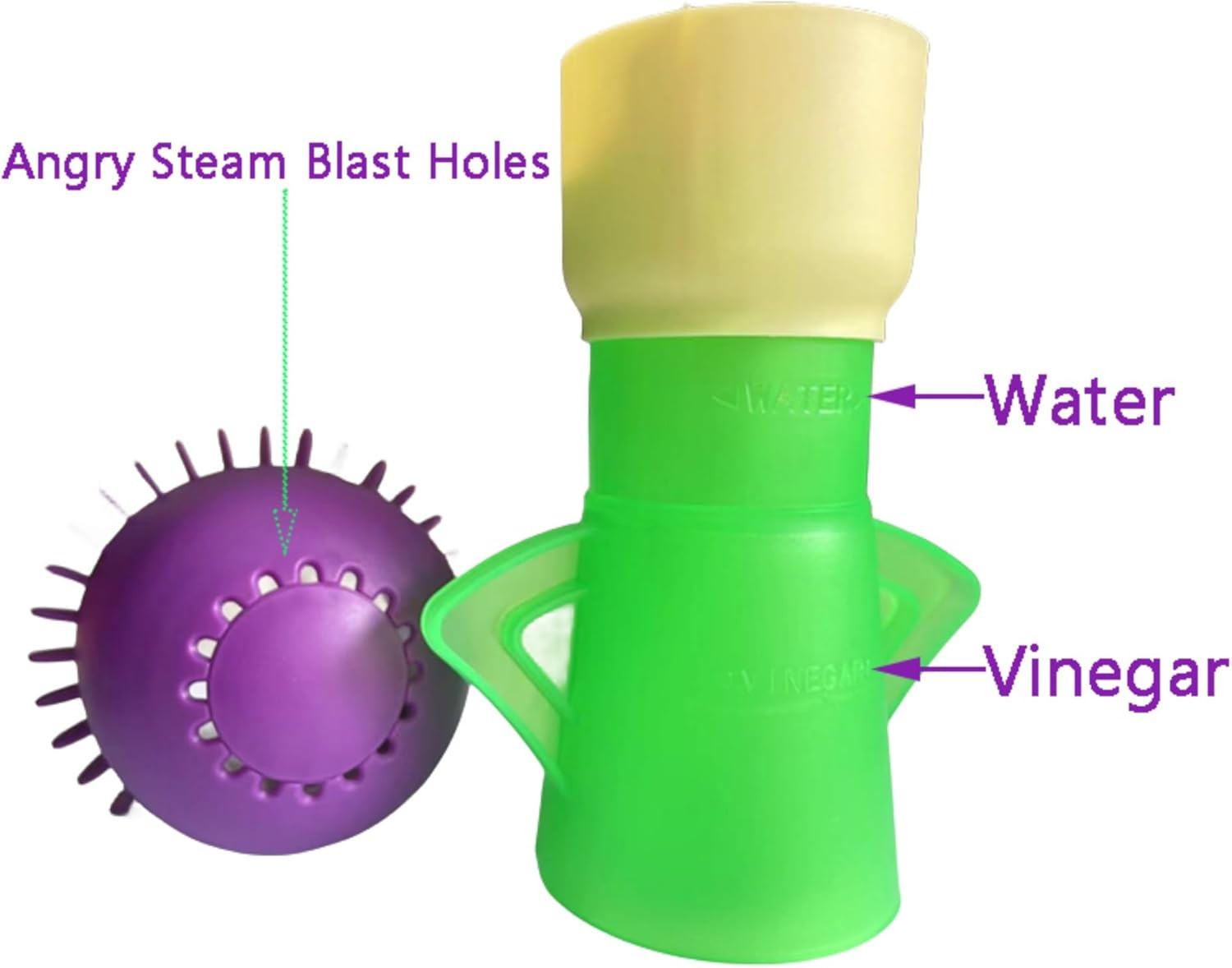 Angry Mama Microwave Cleaner only with Water and Vinegar Cleans your Kitchen …