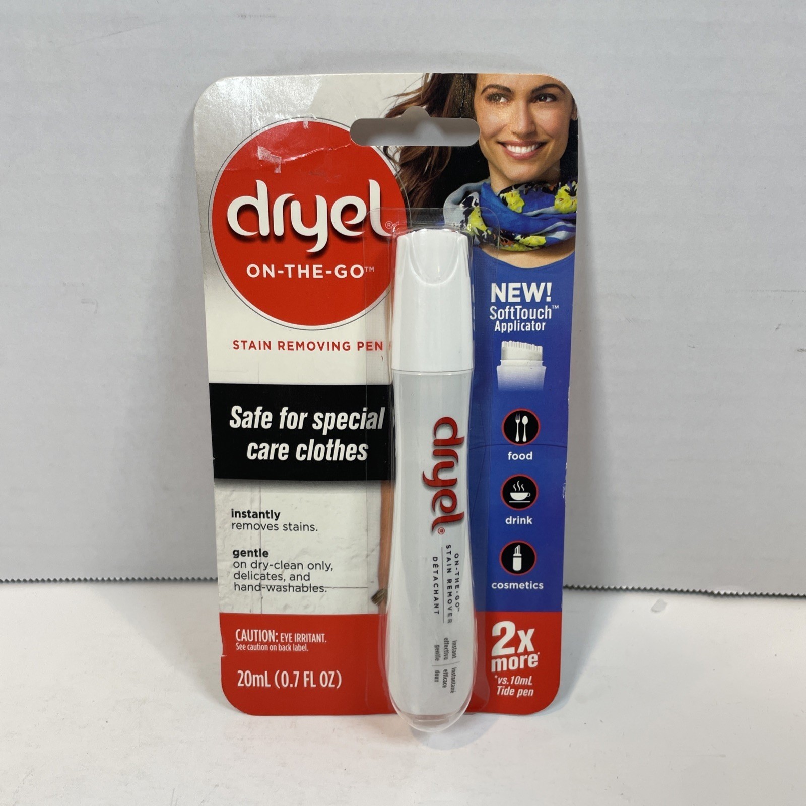 Dryel On The Go Instant Stain Remover 0.7 fl oz SoftTouch Tip/Haut