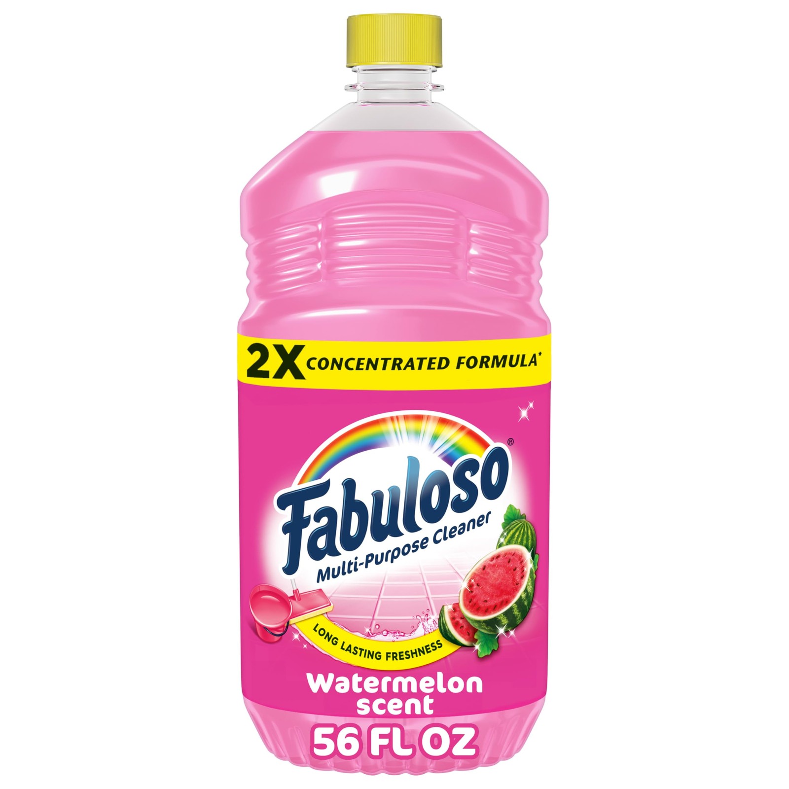 Fabuloso Multi-purpose Cleaner 56OZ | 2X Concentrated Formula | Watermelon Scent