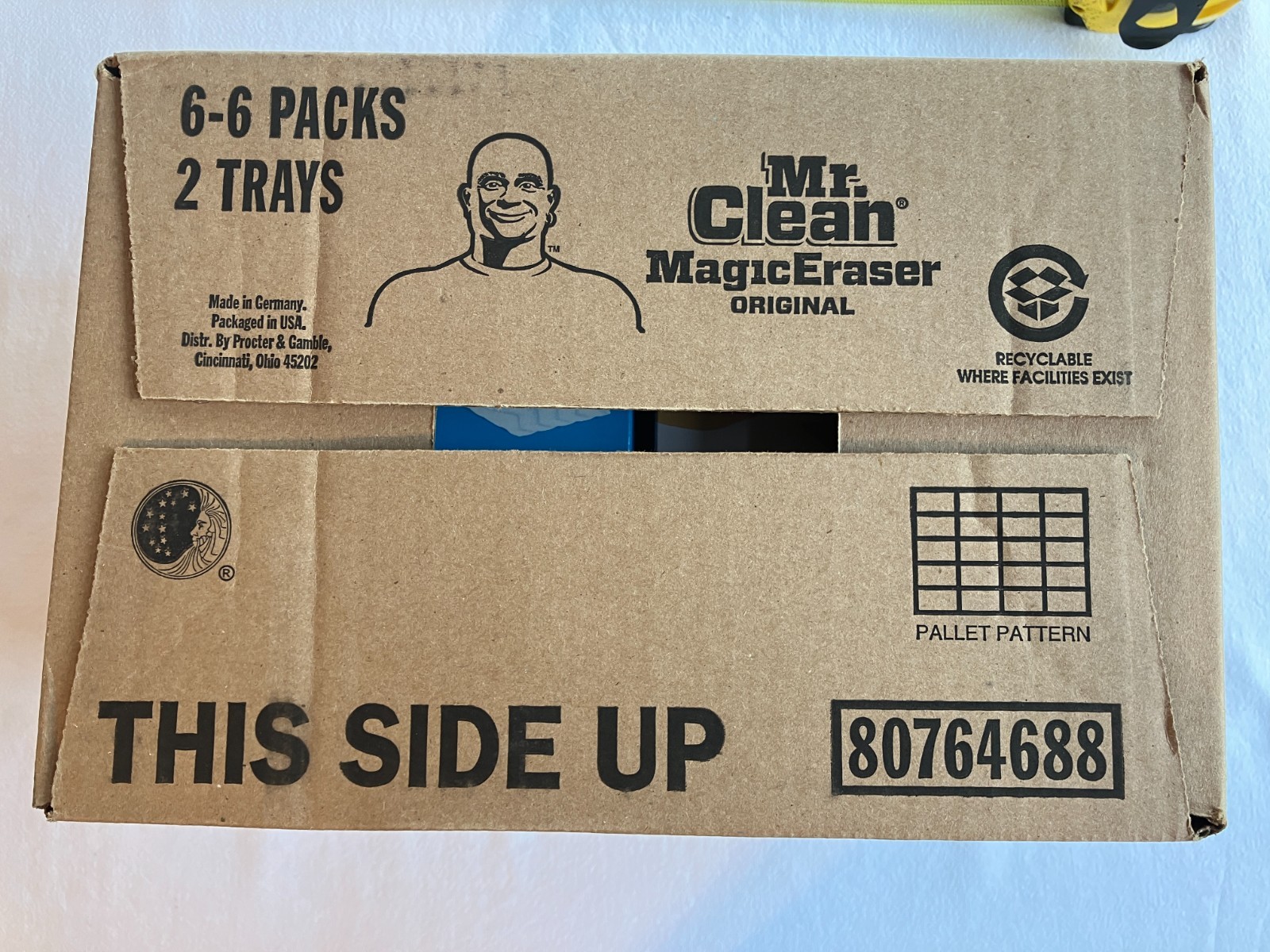 Mr. Clean Magic Eraser Original Multi-Purpose Cleaner, 36/Case, 4.6 x 2.3 x 1″