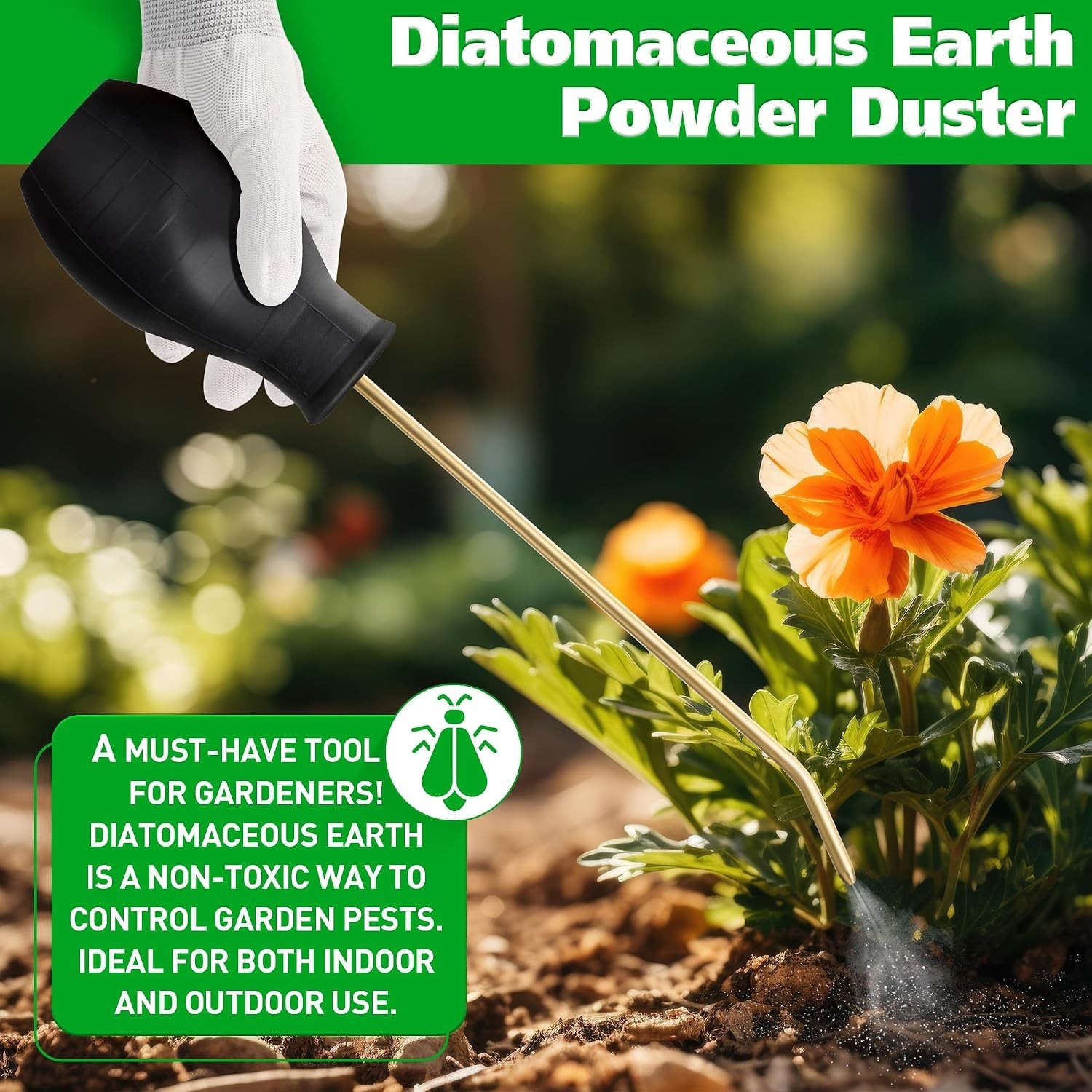 Diatomaceous Earth Powder Duster – Garden Sprayer