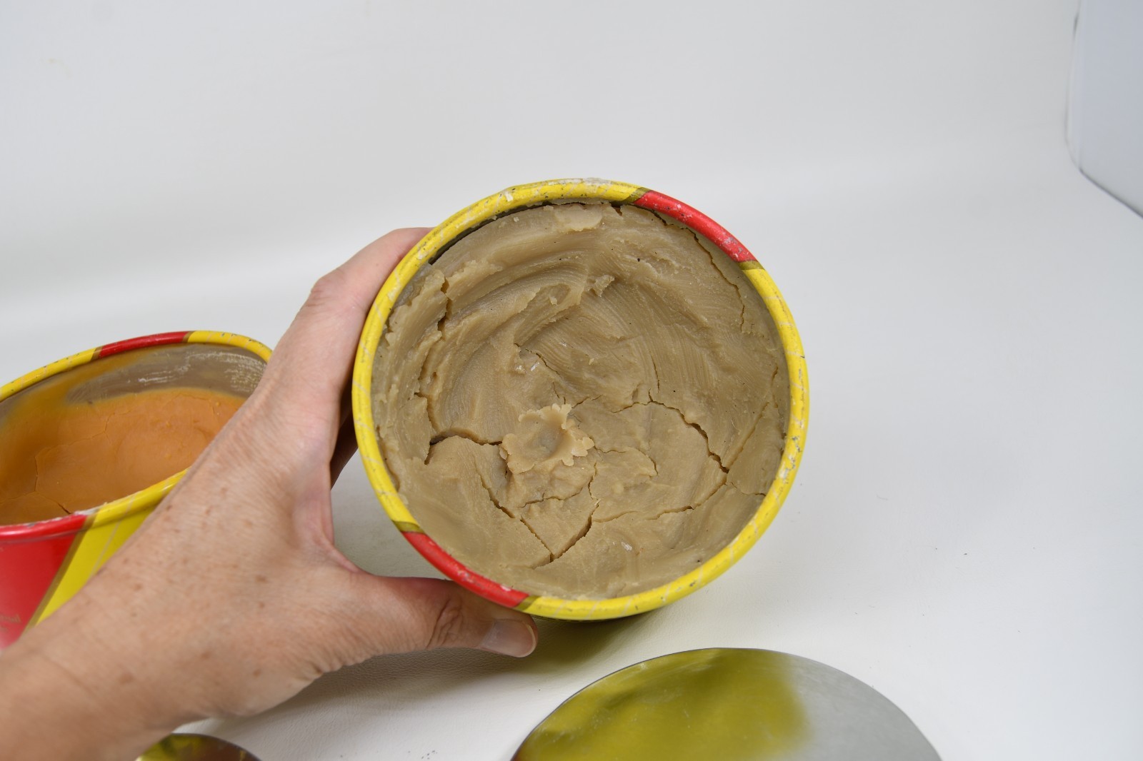 SC Johnson Paste Wax Discontinued Original Formula 2 Used Half Empty Cans