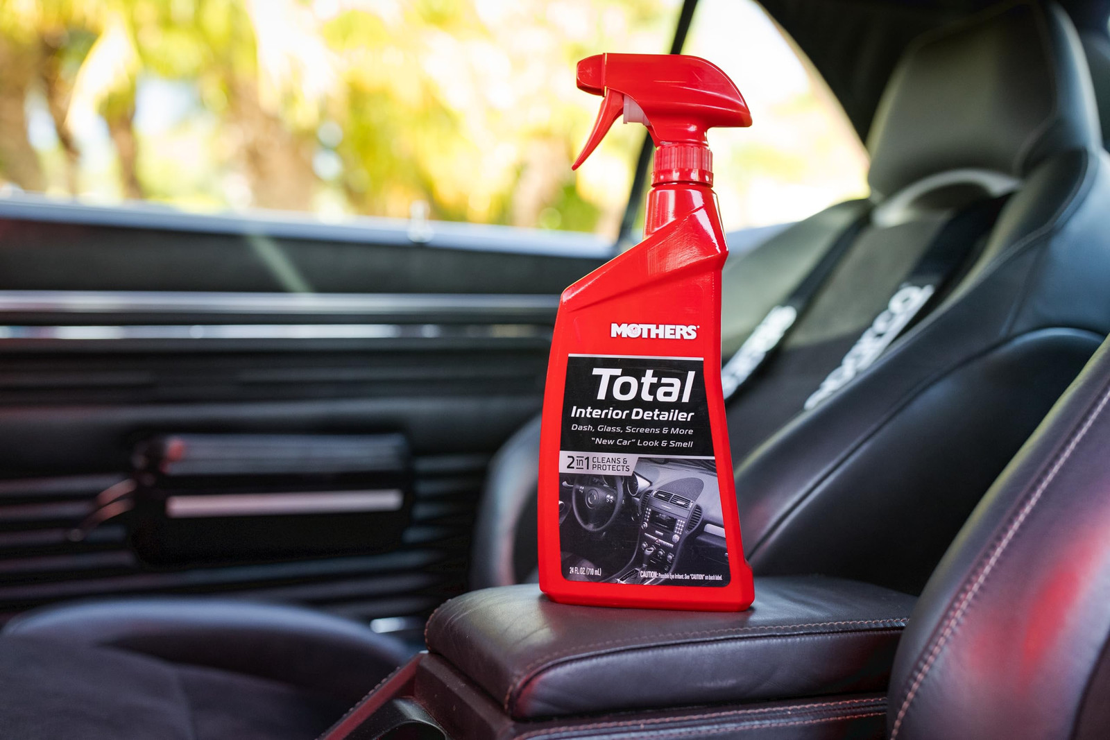 Mothers Total Interior Detailer 24 Fl Oz Ammonia Free Car Cleaner Spray