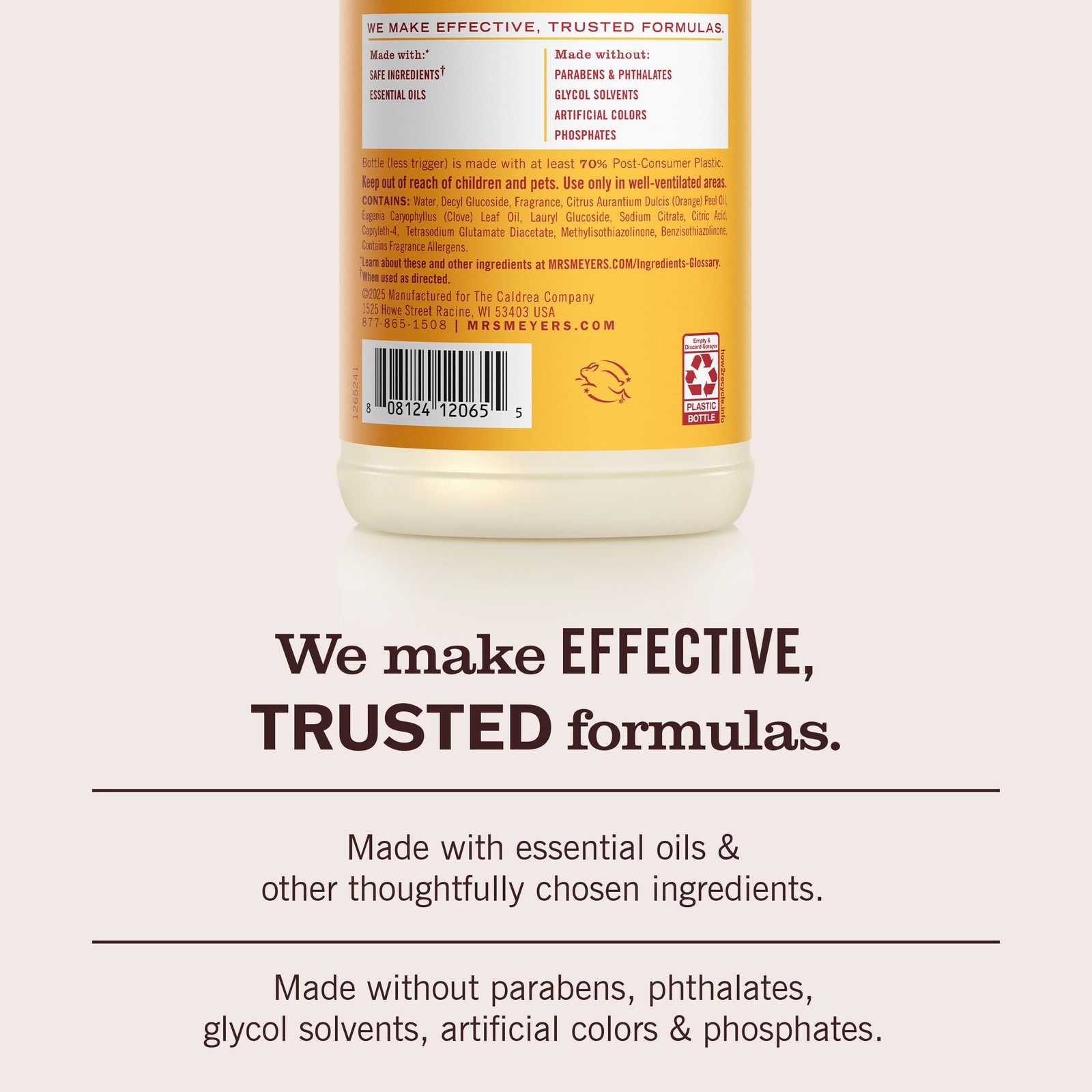 CLEAN DAY Multi-Surface Everyday Cleaner, Clementine Scent, 16 Fl Oz Bottle
