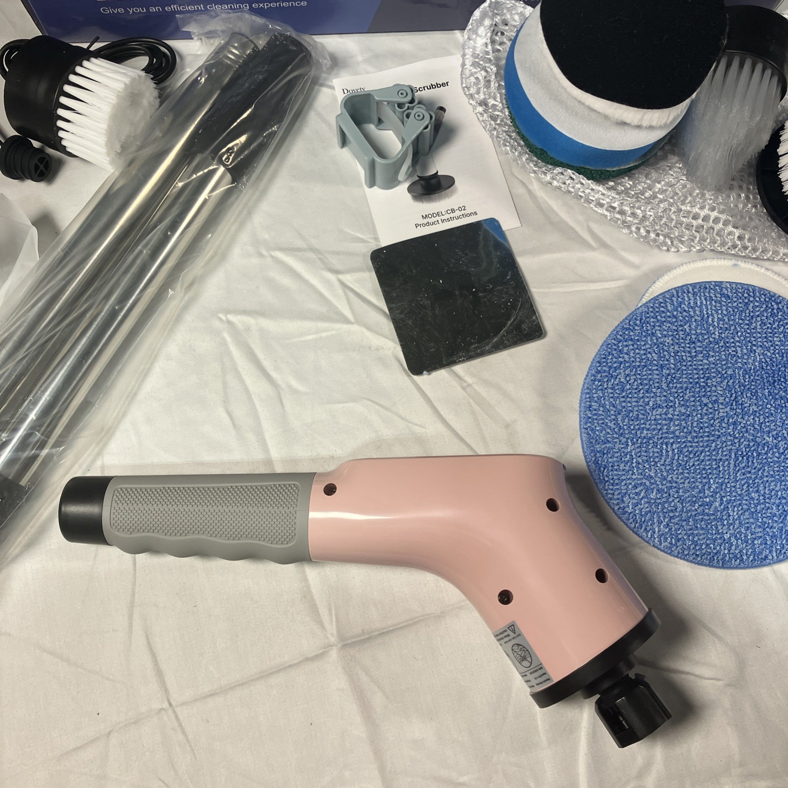 Dovety 9 In 1 Electric Spin Scrubber Cordless Cleaning Brush Scrubber CB-02