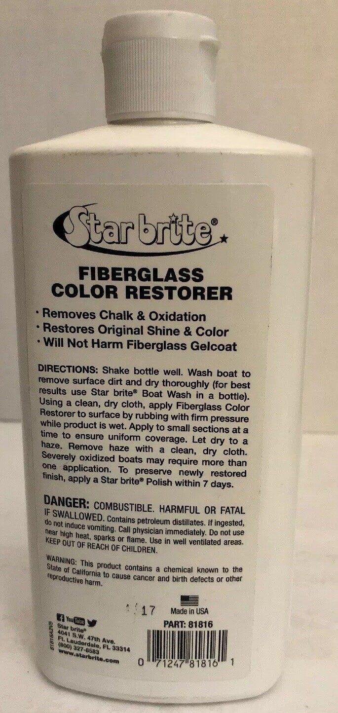 Restorer Color 16 oz By Star Brite Mfrpartno 81816-Brand New-SHIPS N 24 HOURS
