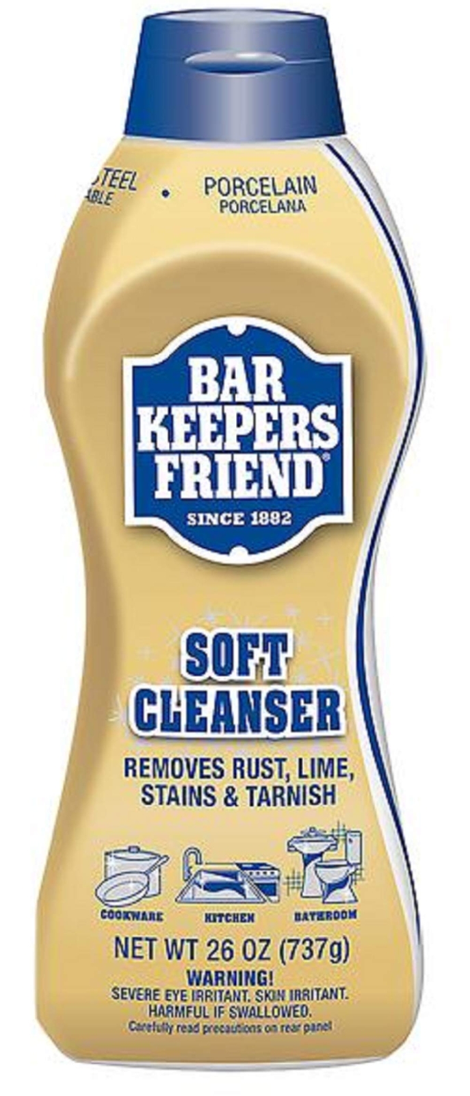 Bar Keeper’s Friend Liquid Kitchen & Bathroom Multi-Purpose Cleaner – 26 oz.