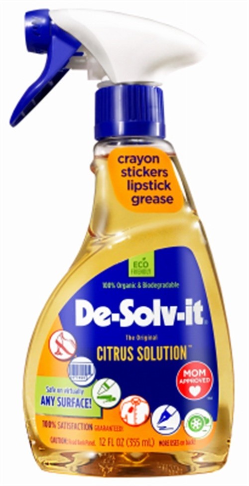 Orange-Sol De-Solv-It Citrus Solution – Odor & Stain Remover for Cloth, Wood, Gl