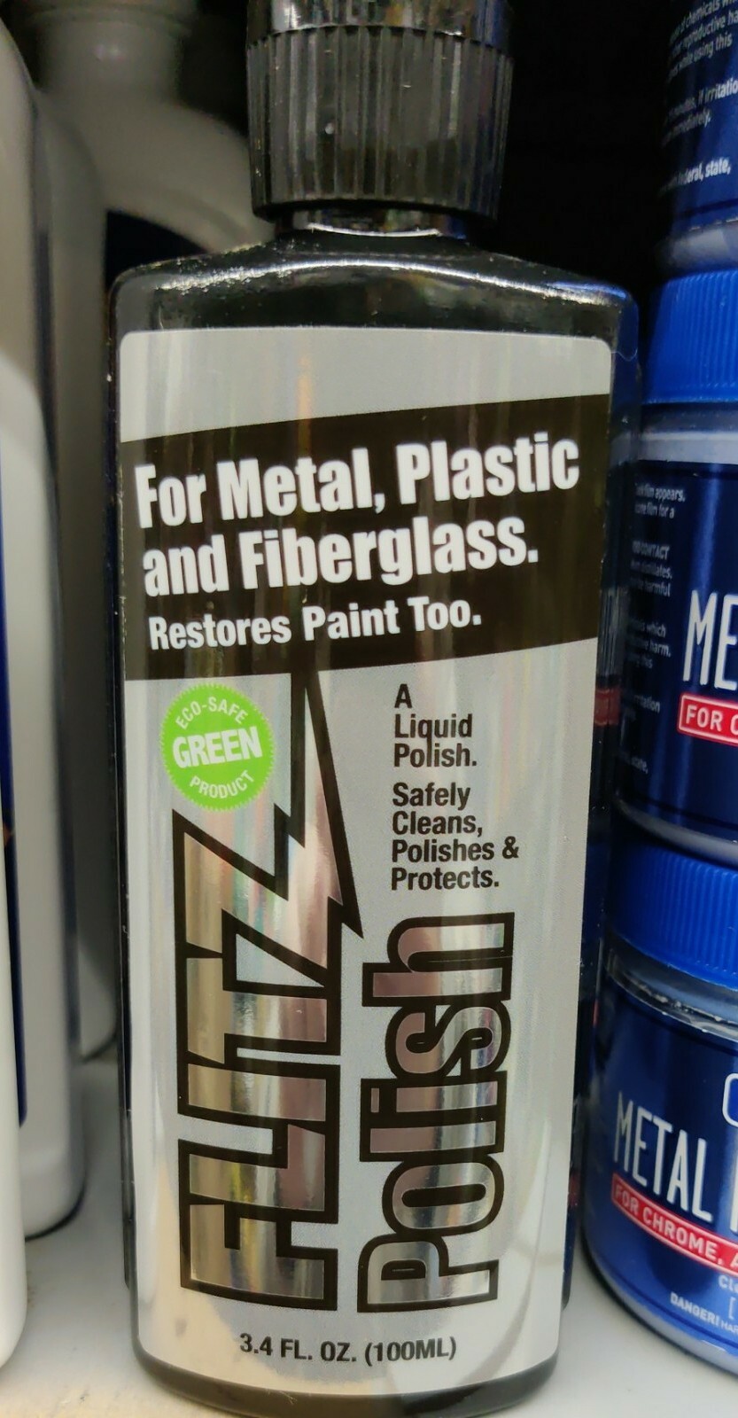 10 Bottle Flitz LQ04535 All Purpose Polish for Metal Plastic & Fiberglass