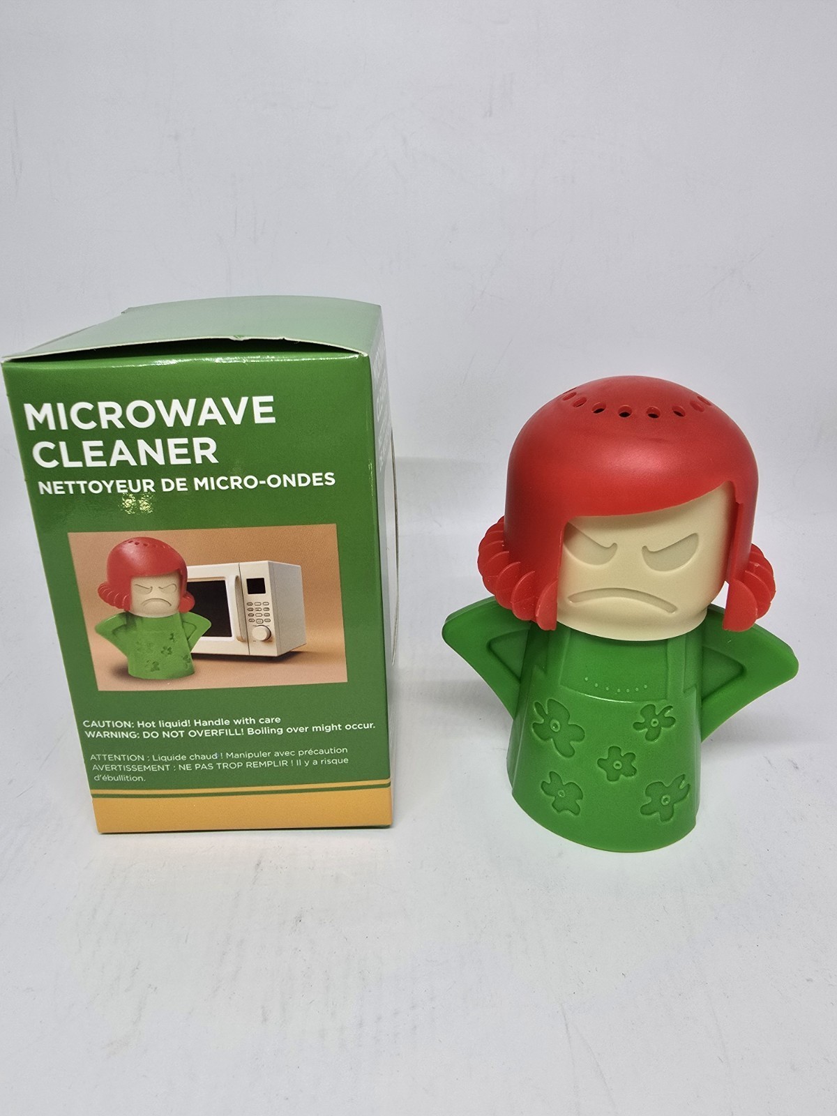 Lot of (4) Angry Mama Microwave Cleaner dishwasher safe steams away stains odors