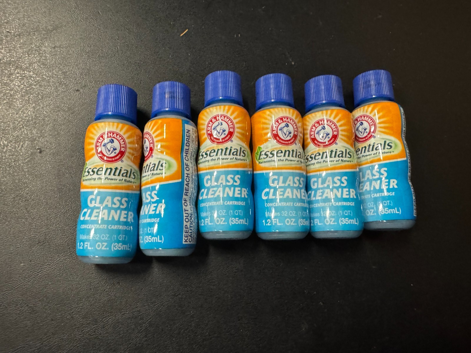 Lot Of 6x Arm & Hammer Essentials Glass Cleaner Refill Concentrate New