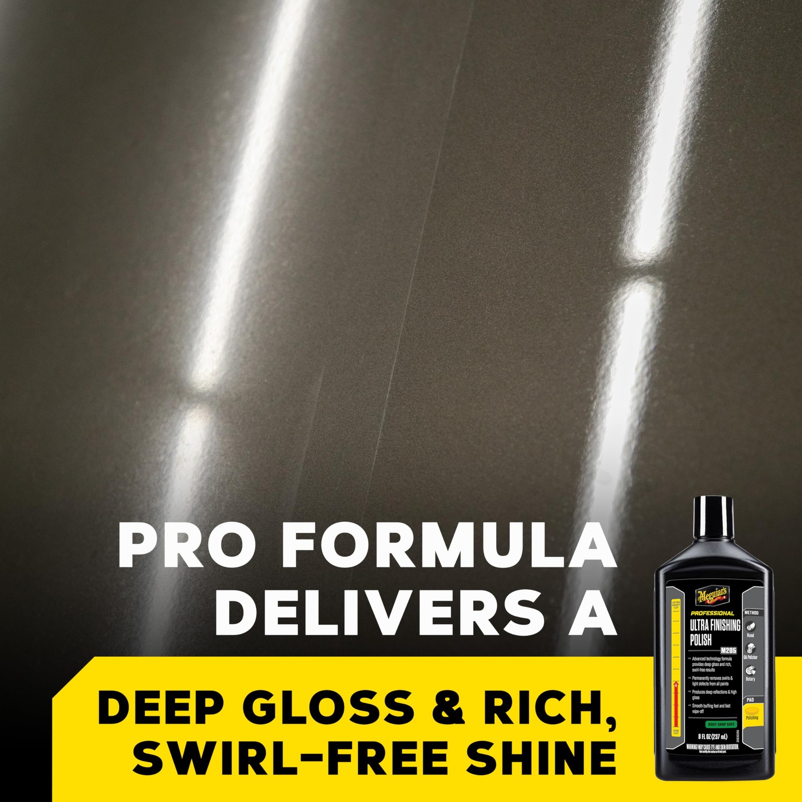 Meguiar’s M205 Mirror Glaze Ultra Finishing Polish, Easy-to-Use Formula