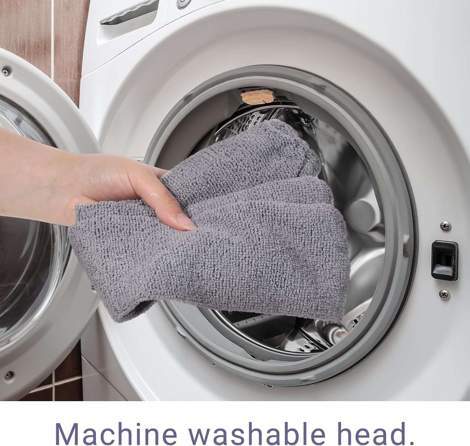 Microfiber Gap Cleaning Cloth Set – 6 Durable, Washable Dust Covers in Gray