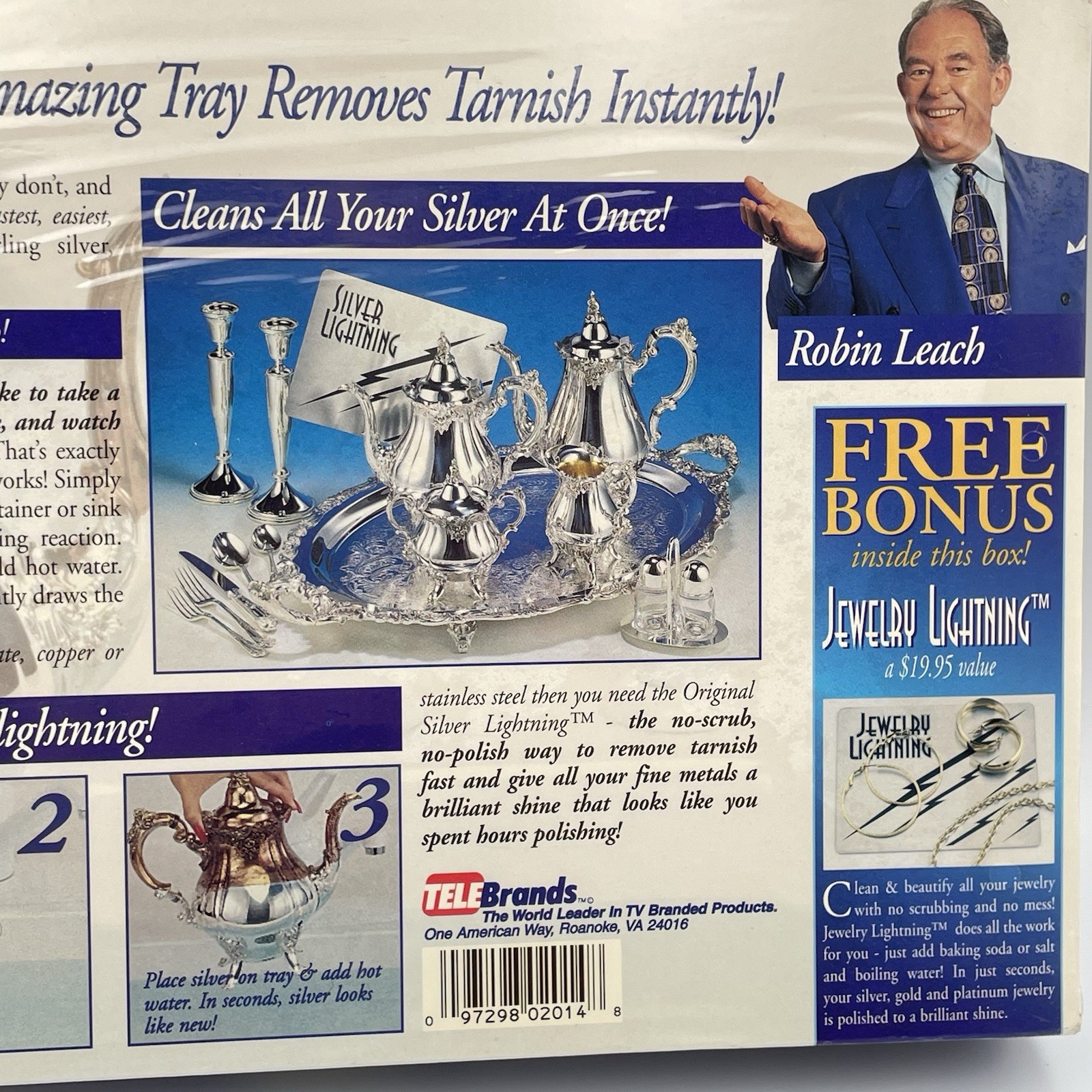 The Original Silver Lightning Tarnish Remover Gold Copper Stainless Steel ASOTV