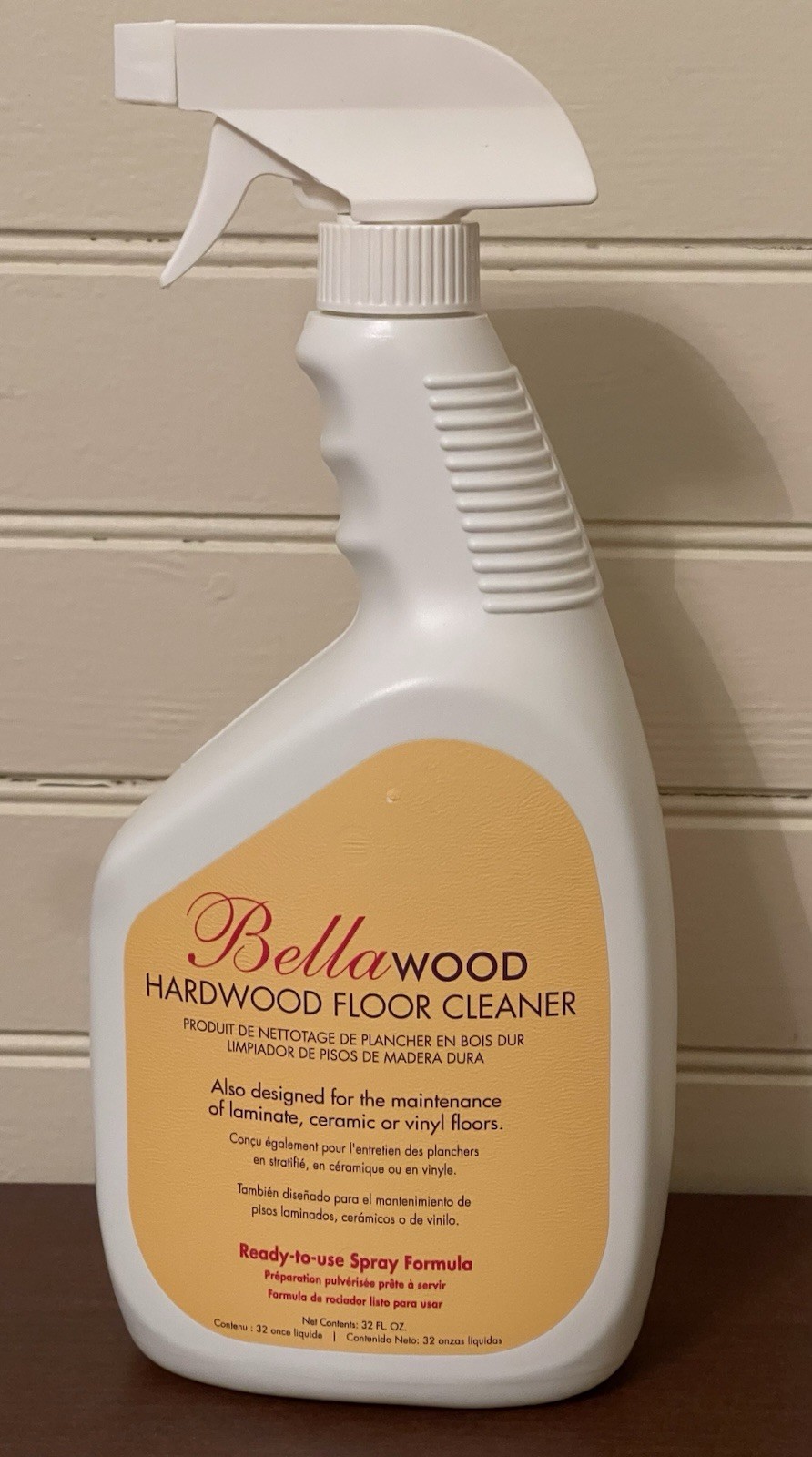 Bellawood Hardwood Laminate Ceramic Vinyl spray with pump ready to use 32 oz NEW