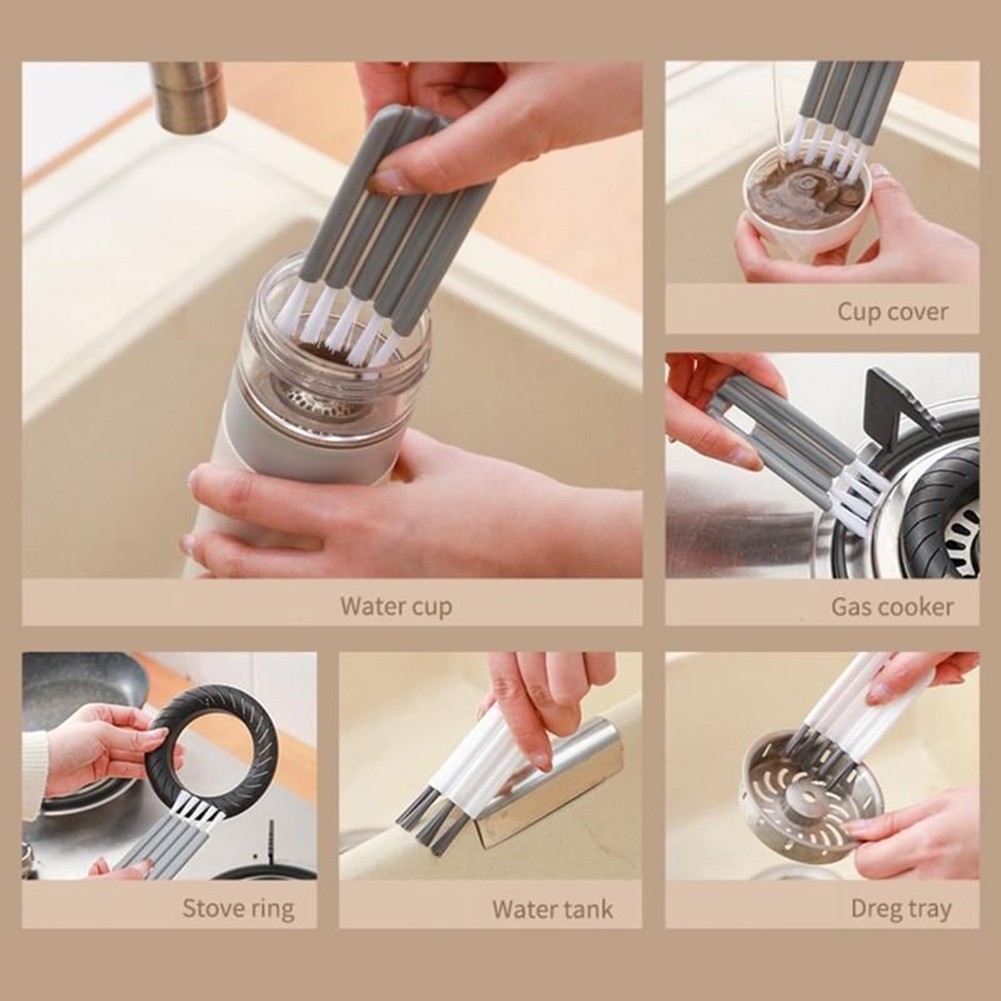 Cleaner Detail Brush 10cm/4in 1x Easy To Clean PP Polypropylene Plastic