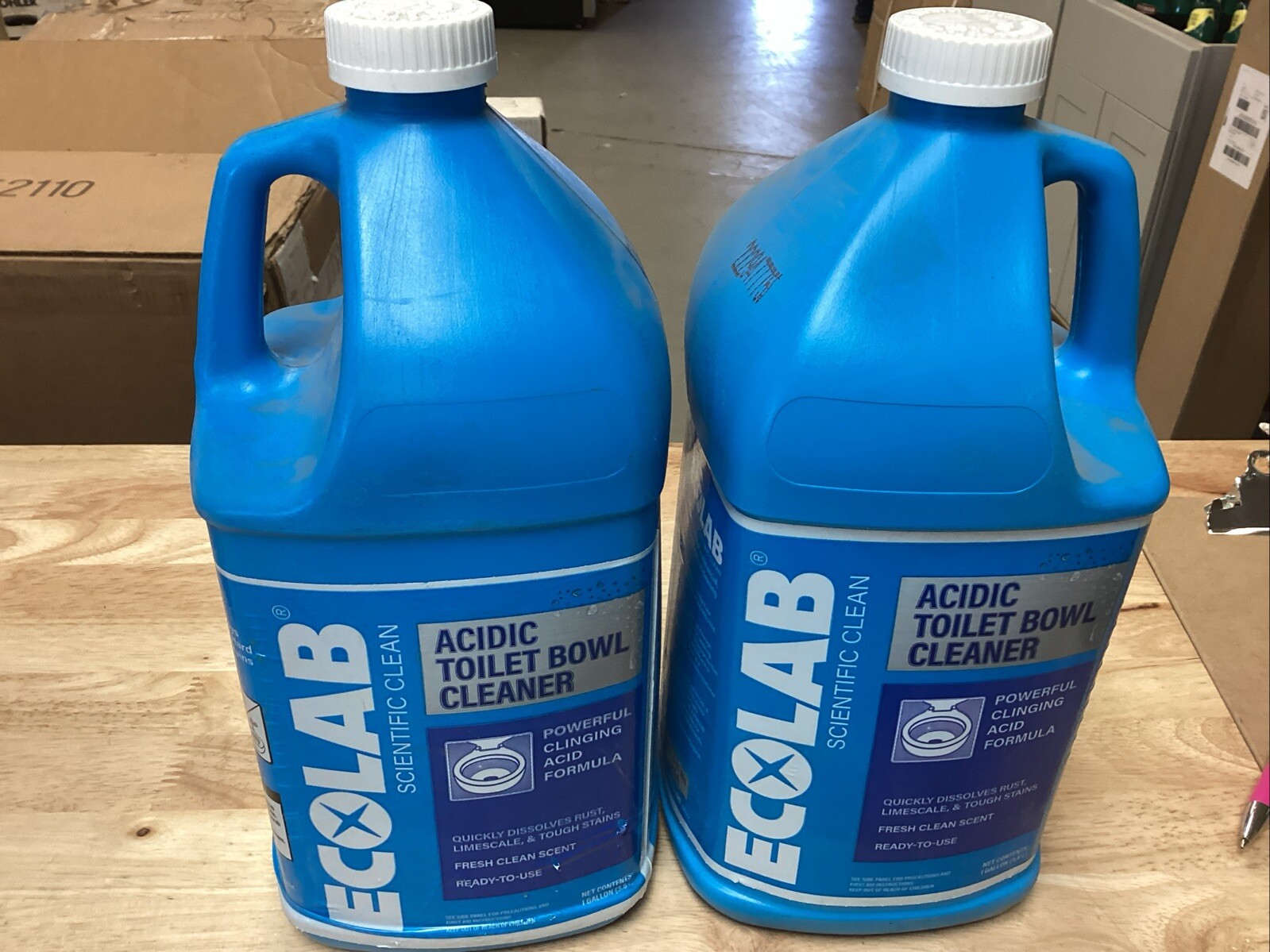1 Gal. Acidic Toilet Bowl Cleaner and Limescale Remover for Bathroom Toilets(2pk