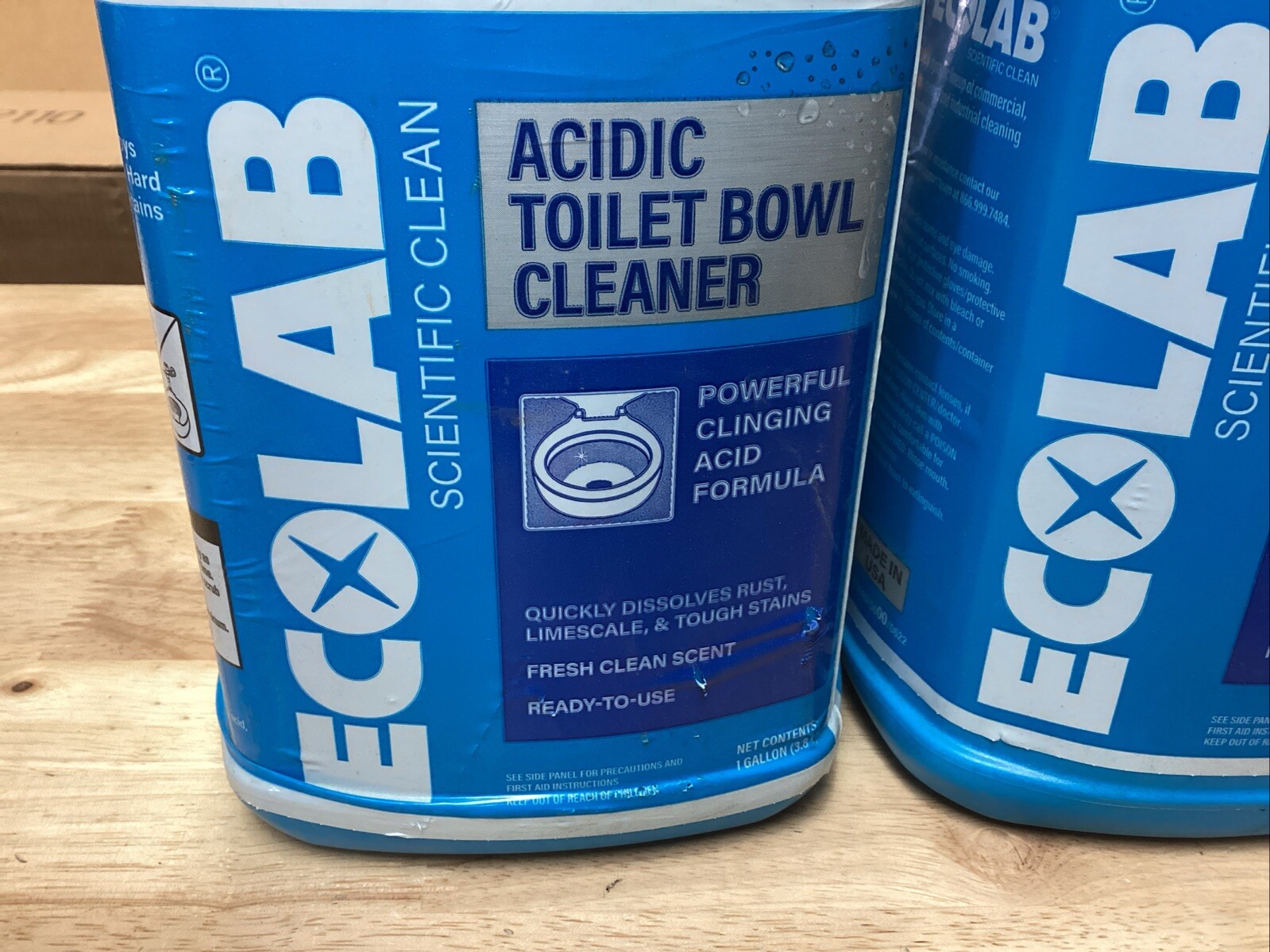 1 Gal. Acidic Toilet Bowl Cleaner and Limescale Remover for Bathroom Toilets(2pk