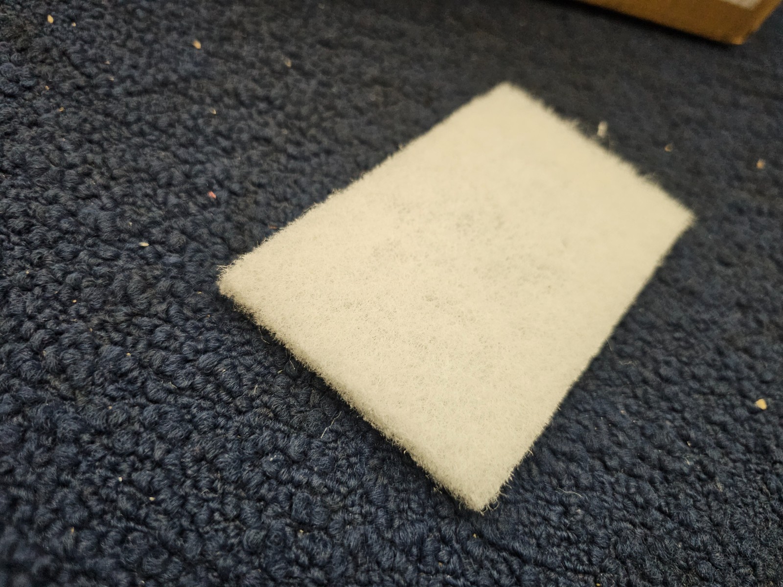 (QTY 160) GuestSupply 0020404 Light Duty Scour Pad, 3X5 White