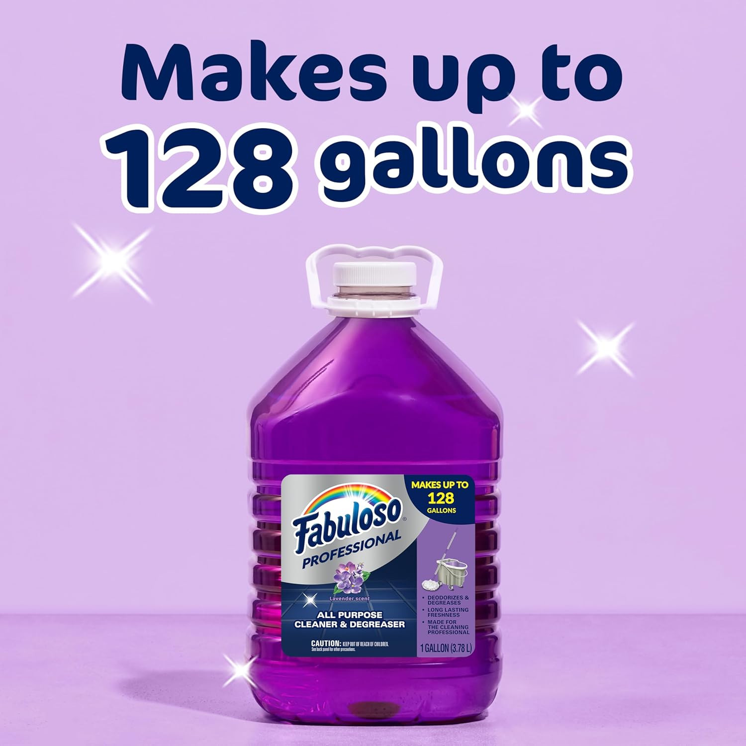 Professional All Purpose Cleaner & Degreaser – Lavender, 1 Gallon (Pack of 1)