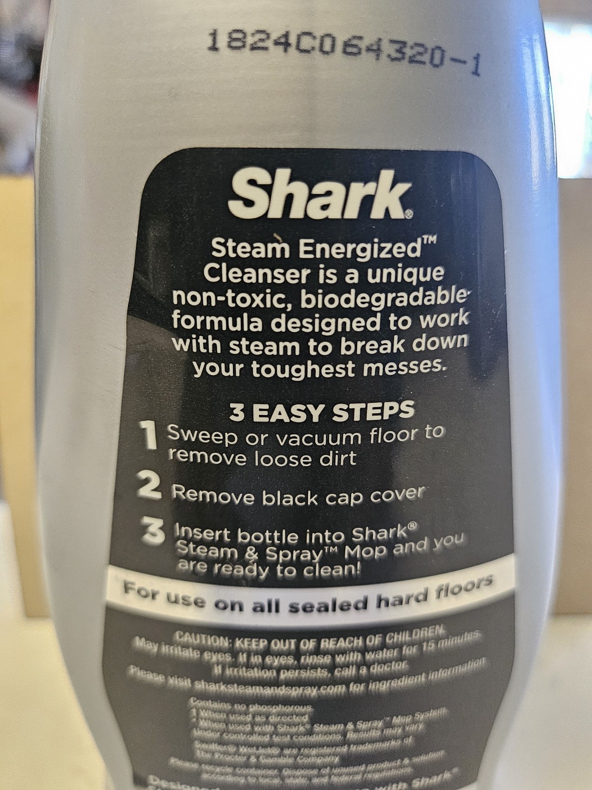 Lot 3 SHARK Steam Energized Cleanser Multi Waterfall Fresh & Wood Floor 20 oz