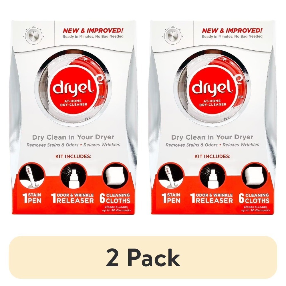 Dry Cleaner Kit for Clothes at Home 6 Stain Removal Sheets