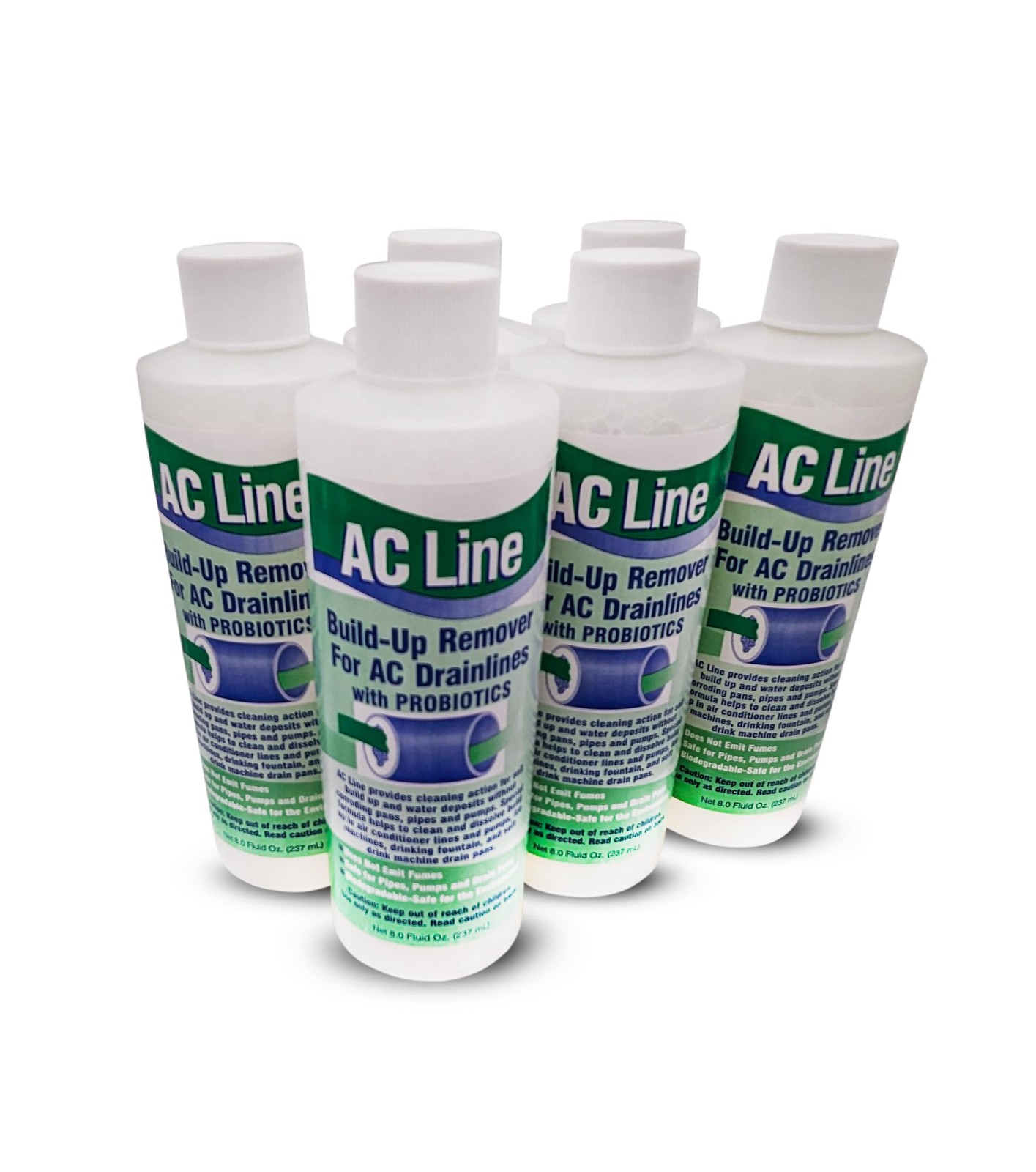 AC Drain Line Cleaner – 6 Pack / 18 Month Supply – Cleans drain lines, cleane…