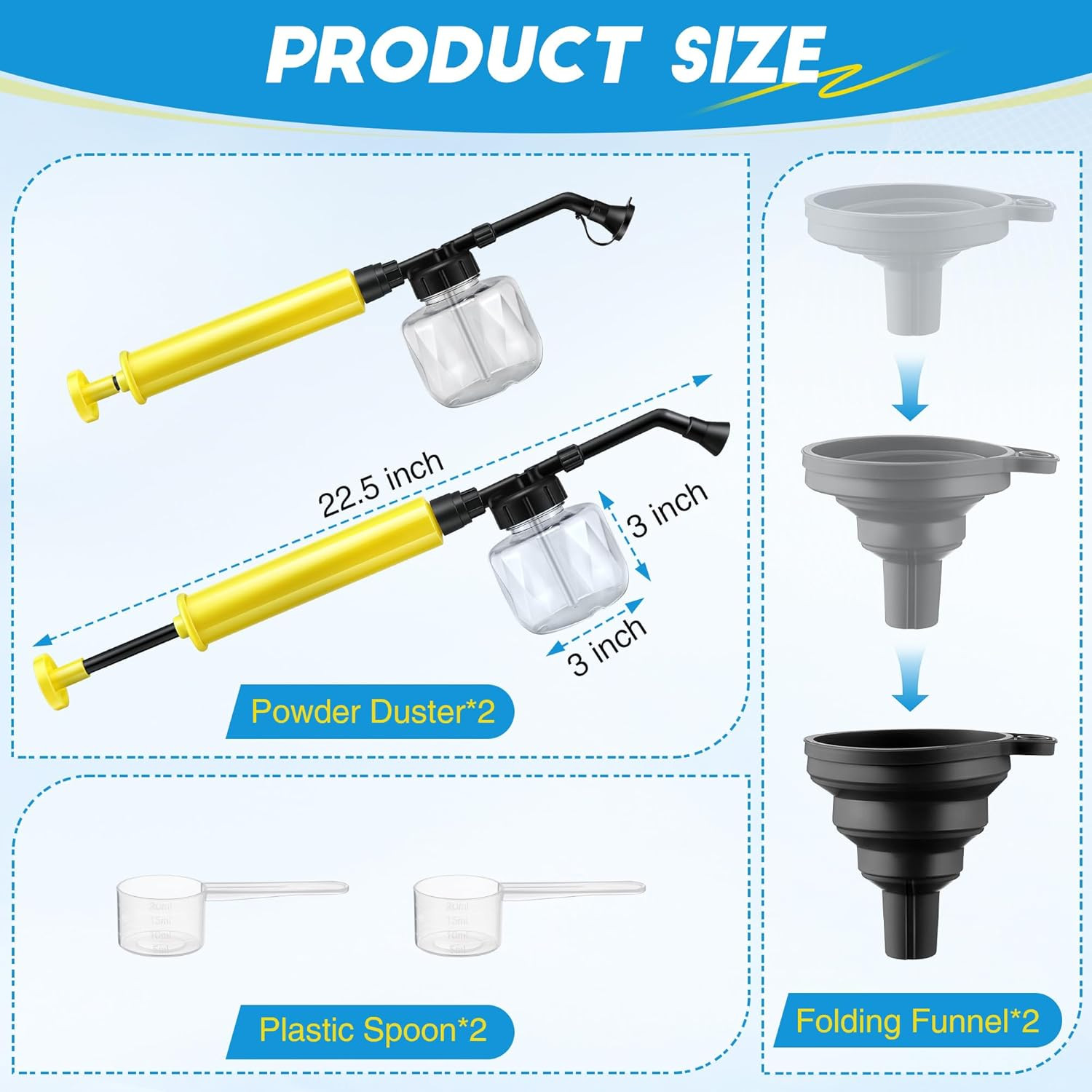 Diatomaceous Earth Duster, 250Ml Garden Powder Applicator Dispenser, Bulb Duster