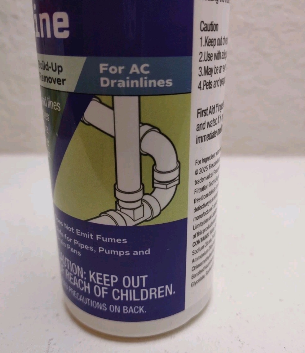 Purafilter 2000 AC Line Probiotic Build-Up Remover Drain Cleaner – 8 oz.