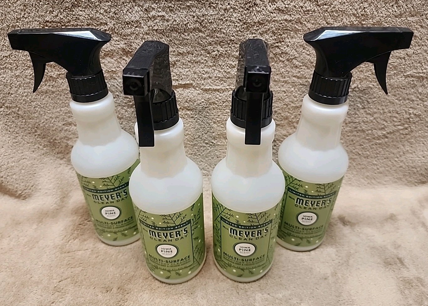 Lot of 4: Mrs Meyer’s Clean Day IOWA PINE Multi-Surface Everyday Cleaner, 16 oz