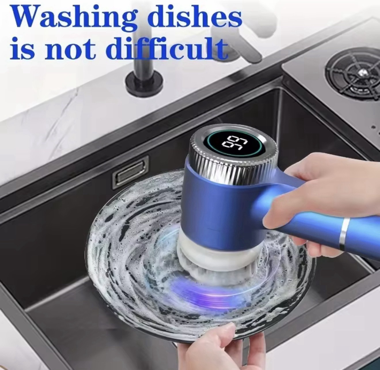 Cordless Electric Spin Scrubber Cleaning Brush 5 Heads Mother’s Day Gift for Mom