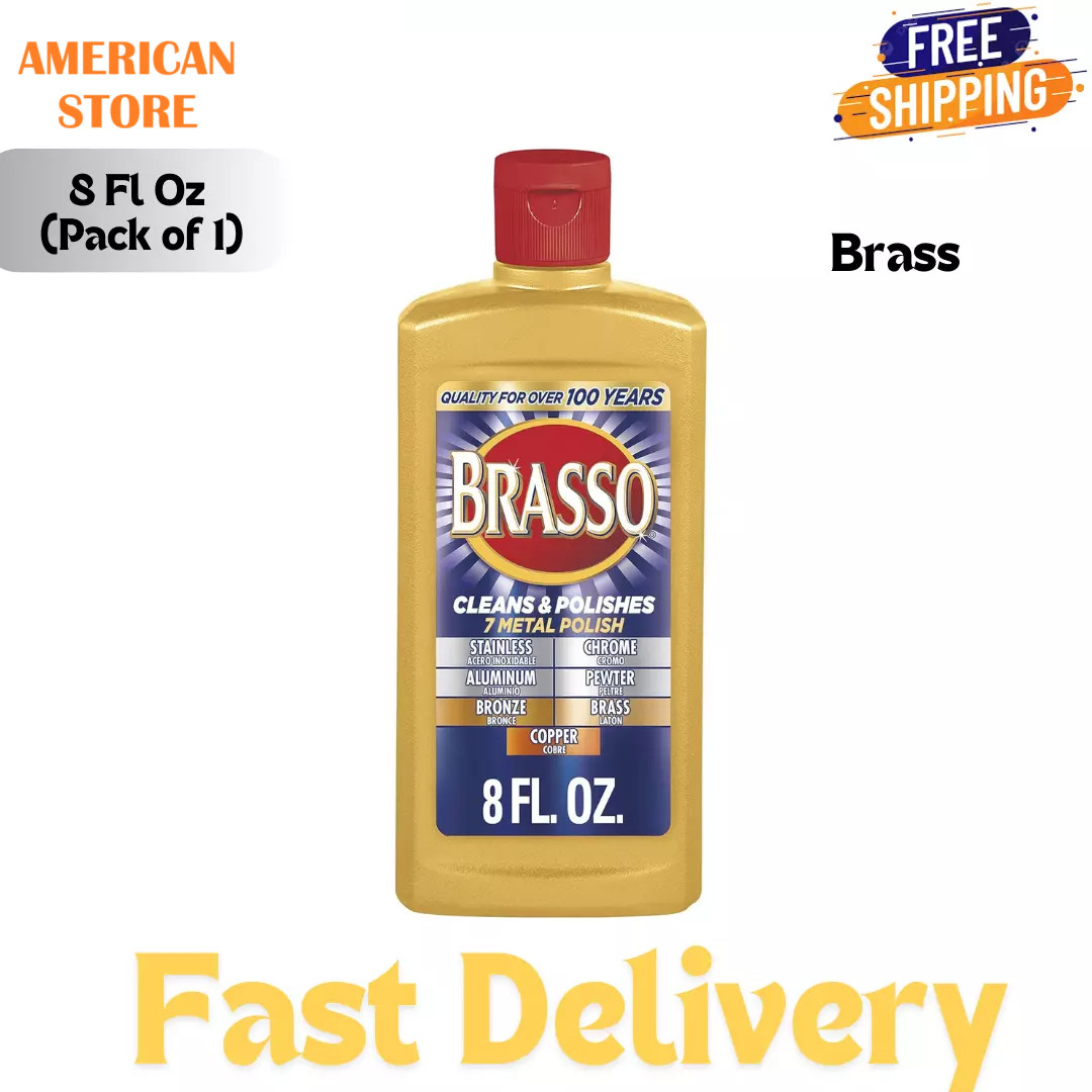 Brasso-2660089334 Multi-Purpose Metal Polish, 8 FL Oz (Pack of 1) …