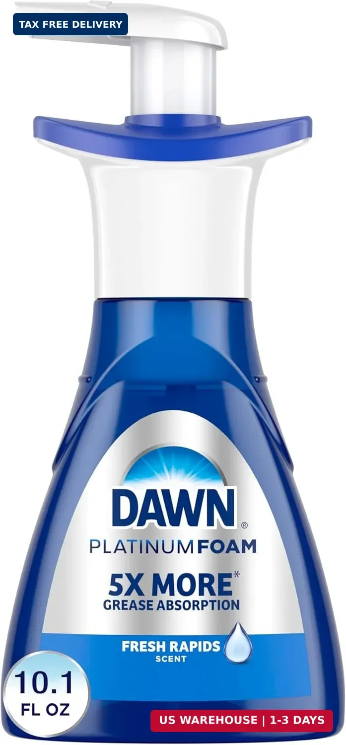 Dawn Ultra Platinum Foam Dishwashing Foam, 10.1 Fl Oz (Pack of 1), No Color