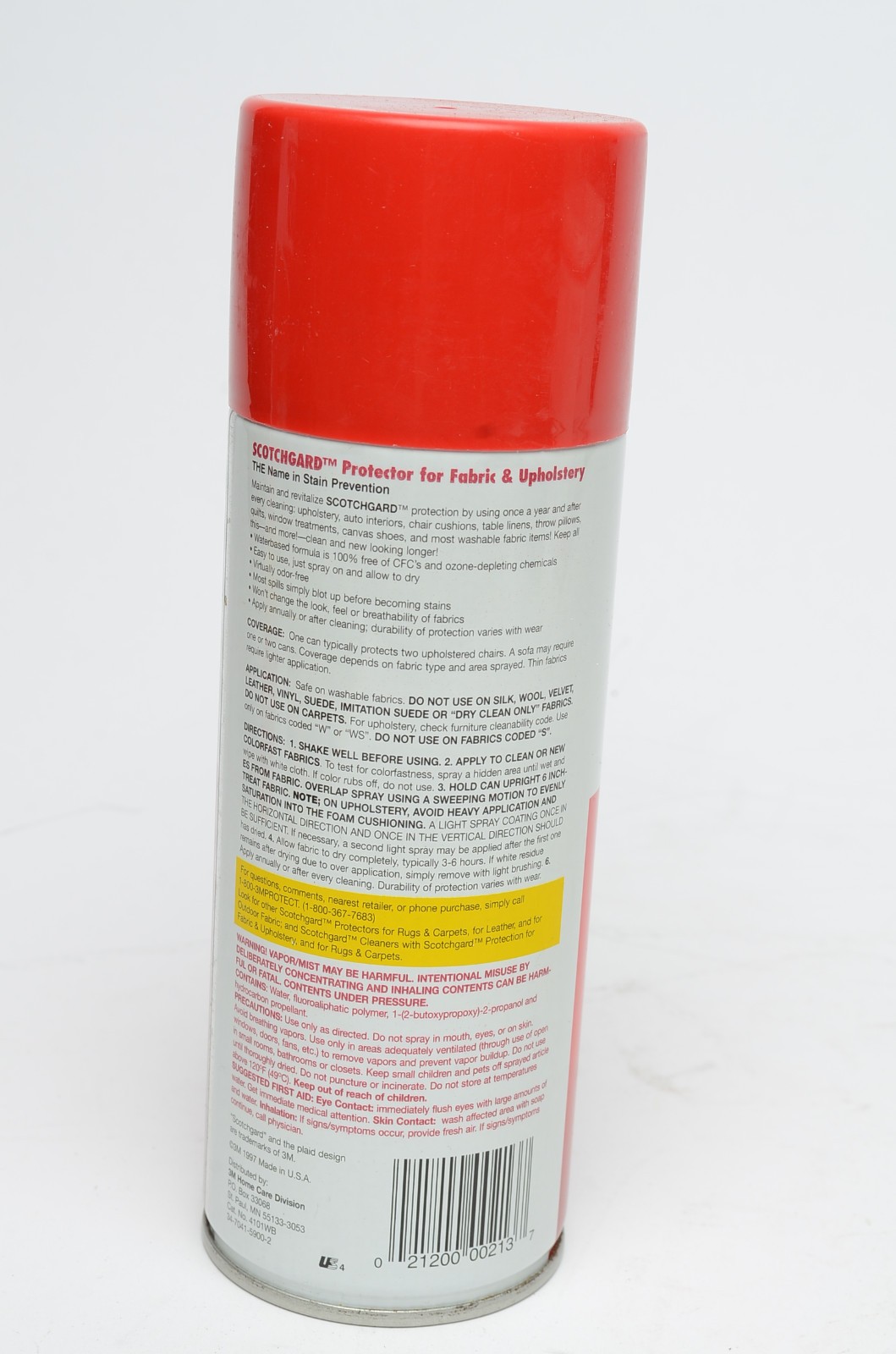 Scotchgard Fabric Upholstery Protector 14 oz 1997 Old Formula Approx. 60% Full