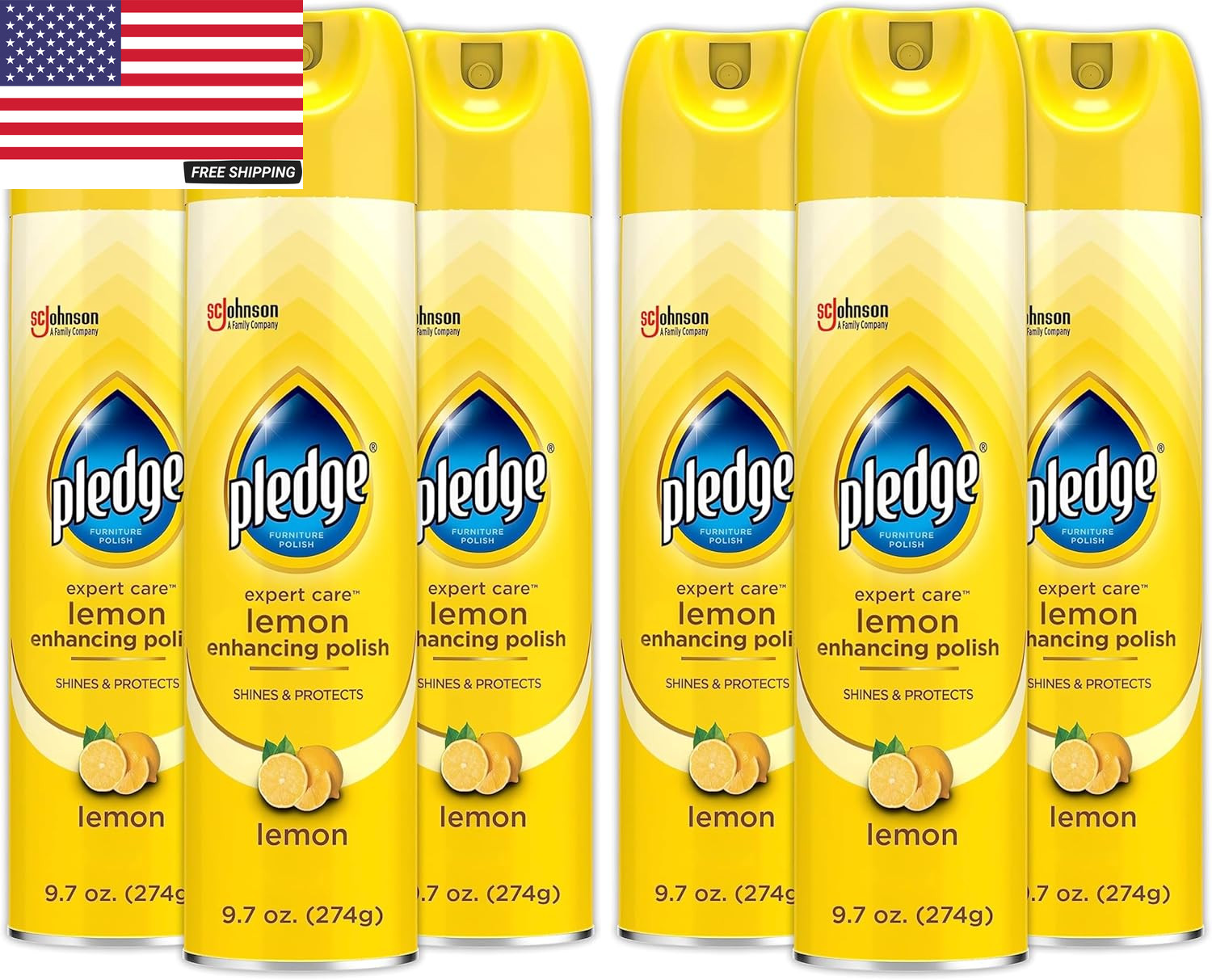 Pledge Enhancing Polish Spray, Wood Furniture & Stainless Steel Polish, Remove D