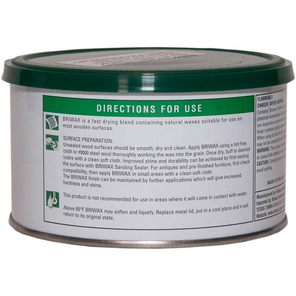 Mid Brown (previously Dark Oak) Furniture Wax Polish, Cleans, stains, and pol…