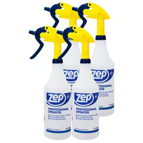 Professional Spray Bottles 32 oz (4-Pack)
