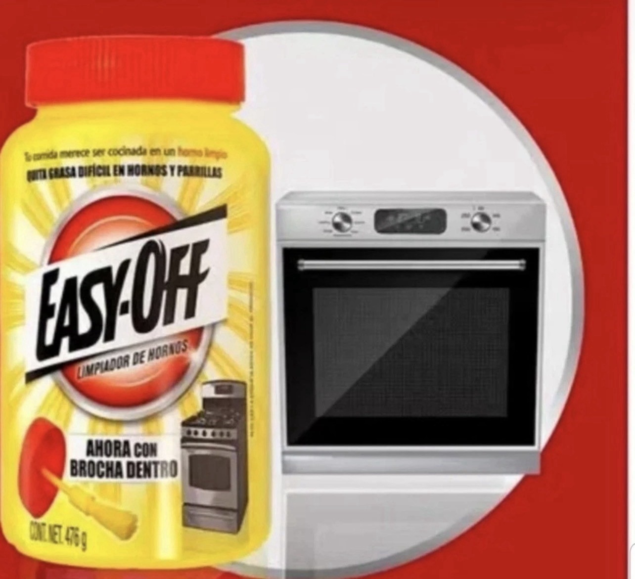 EASY OFF LIMPIADOR DE HORNOS Y PARRILLAS/476G/OVEN & GRILL CLEANER/16OZ JAR
