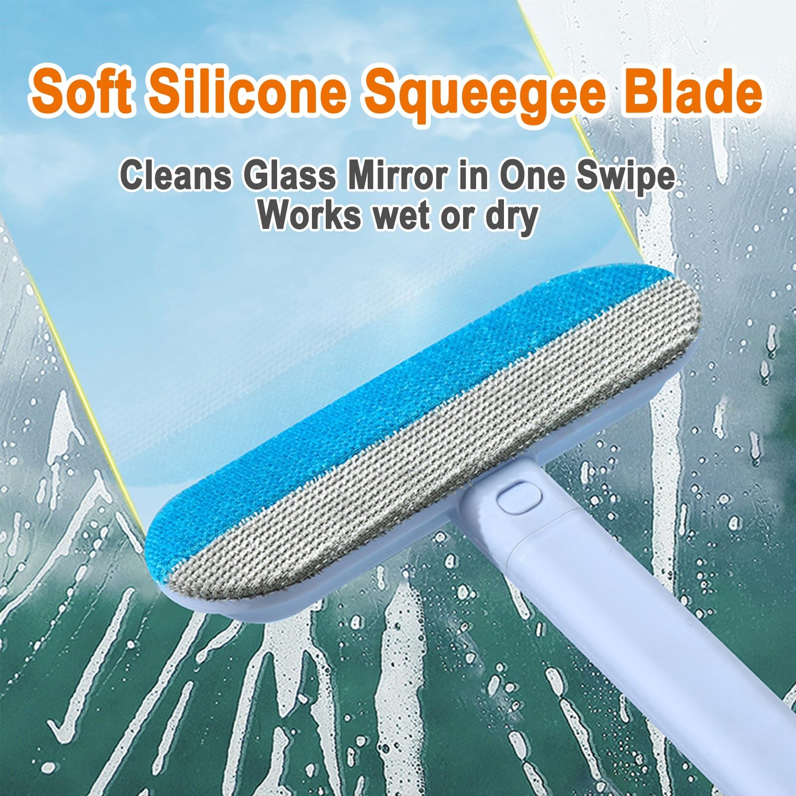 Window Screen Cleaning Brush Kit, Household Wet & Dry Cleaning Tool for Windo…