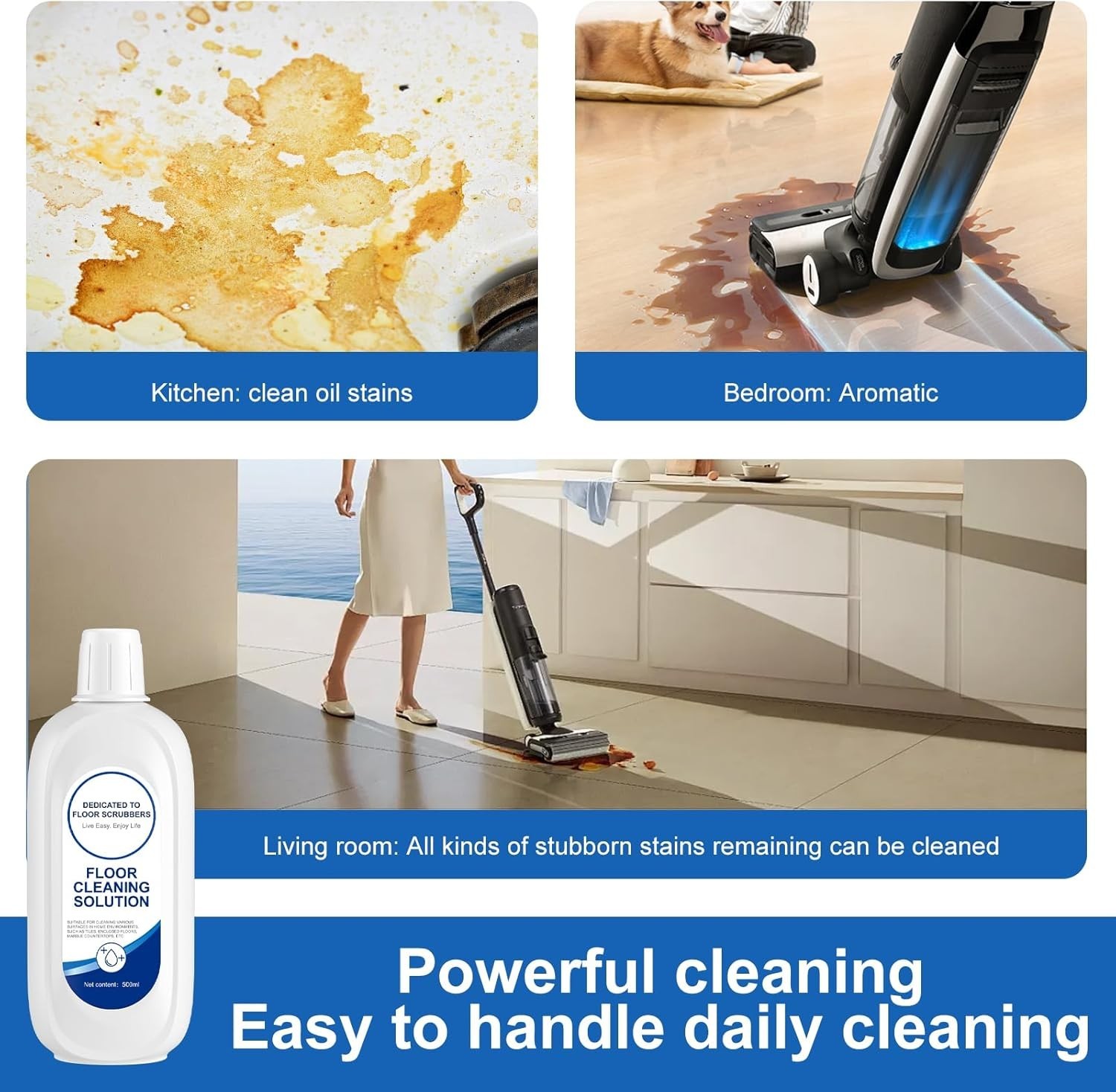 Tineco-Compatible Concentrated Floor Cleaning Solution – Deep Clean 35.27 Fl Oz
