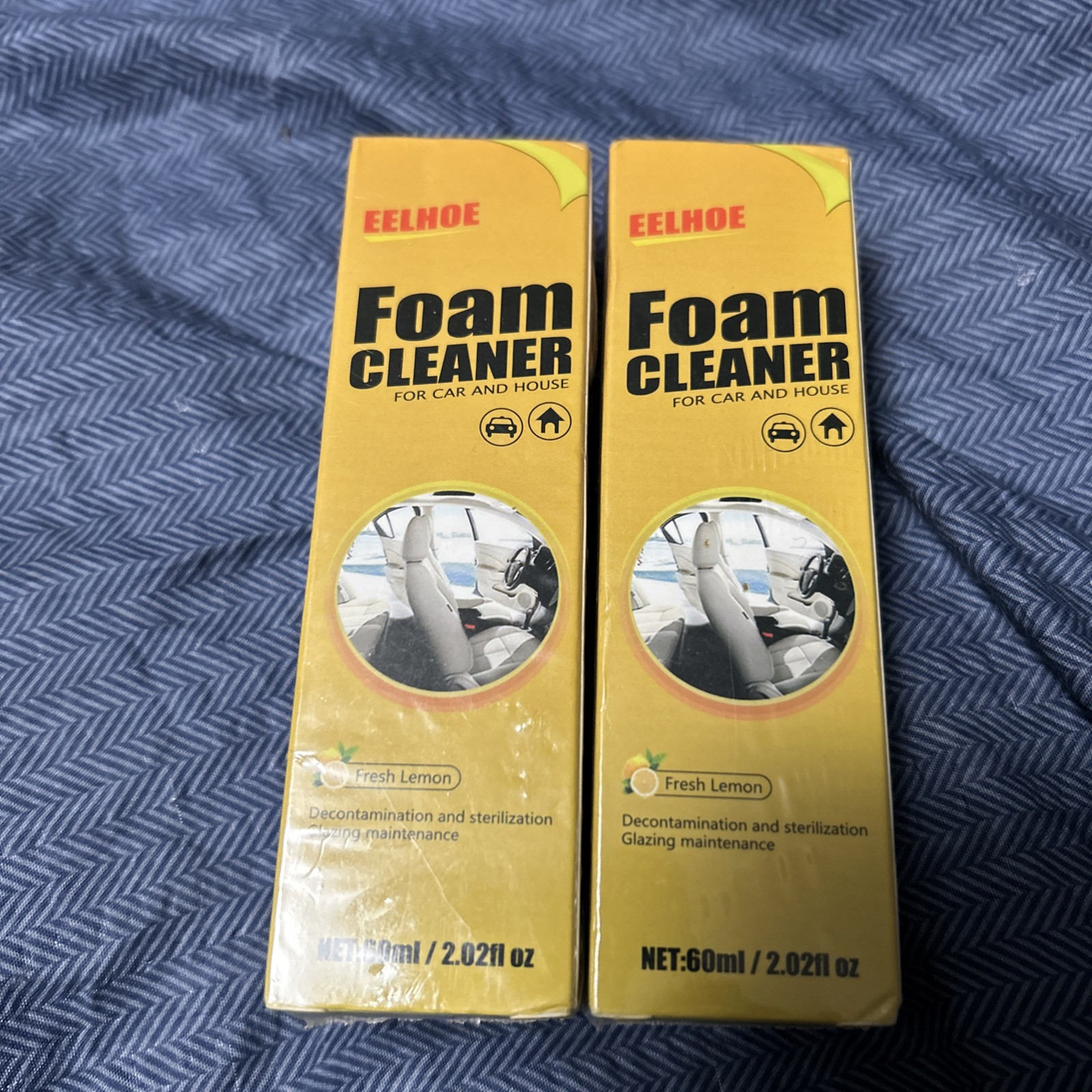 2 Multi-functional Foam Cleaner Cleaning Spray Powerful Stain Removal Kit 60ML