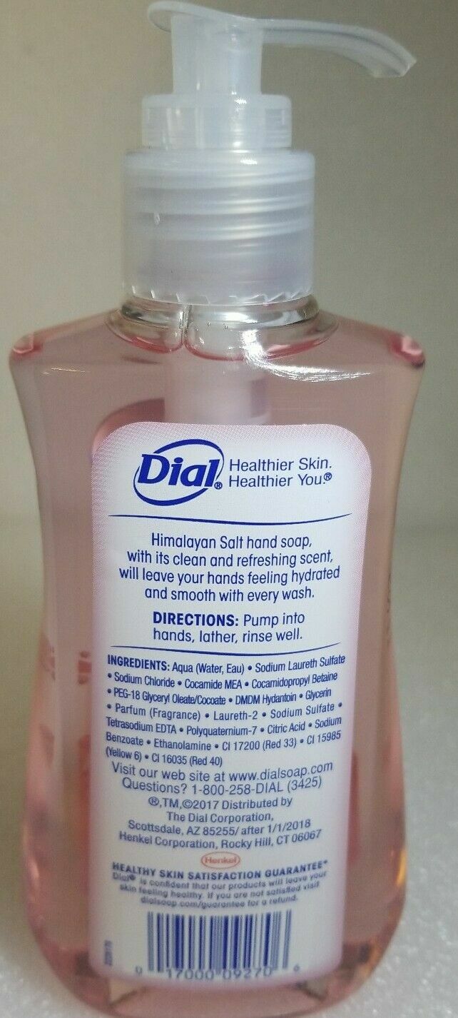 NEW DIAL Liquid Hand Soap HIMALAYAN SALT HYDRATING (1) 7.5oz FREE SHIP
