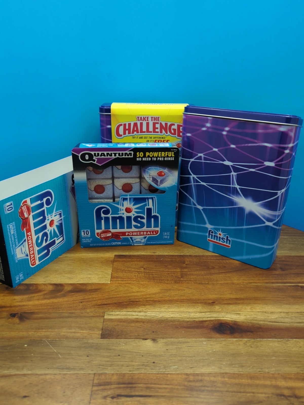 Finish Powerball Dishwasher Detergent Capsules Inside Tins DISCONTINUED