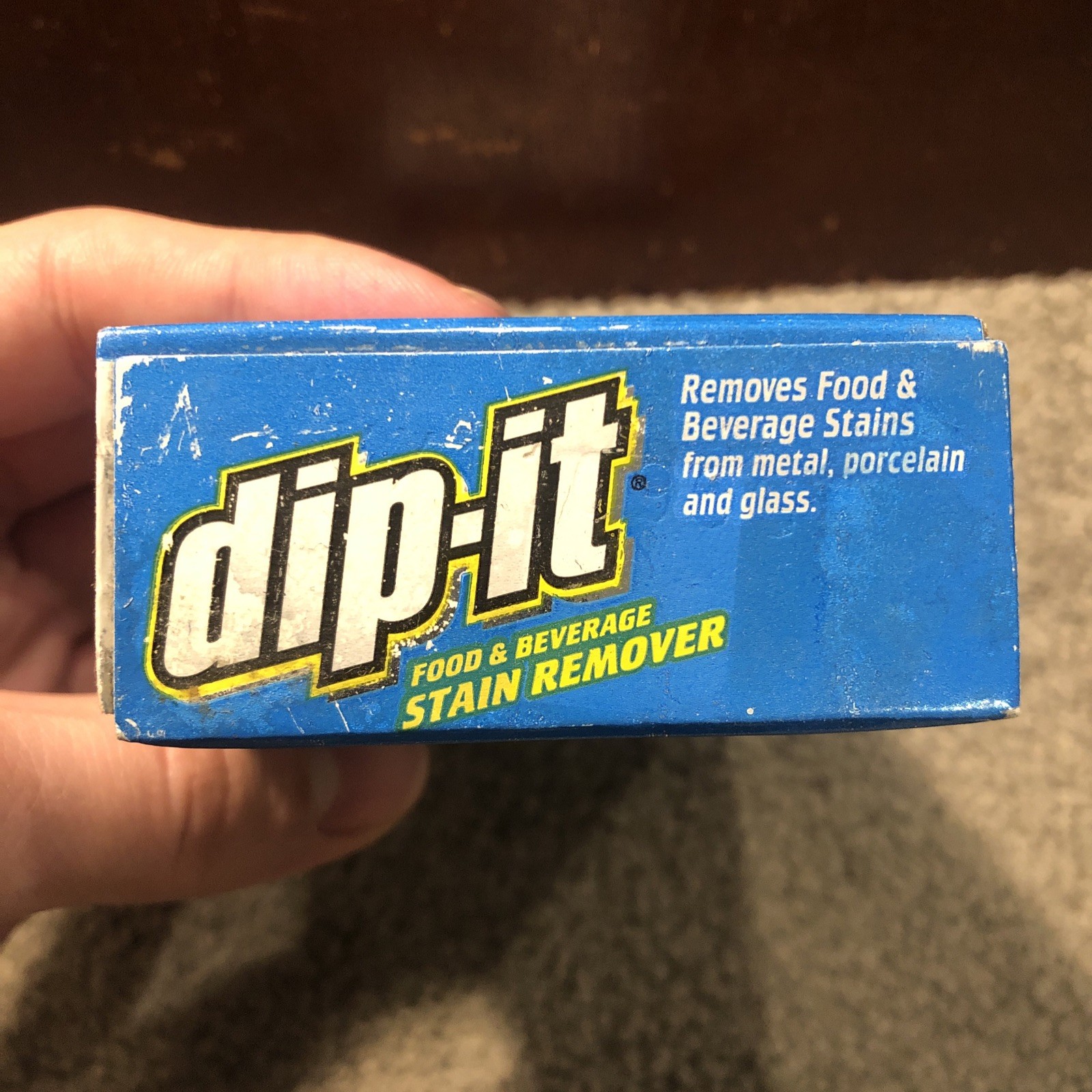 X7 Dip-It Food & Beverage Stain Remover for Metal, Porcelain & Glass, 5oz