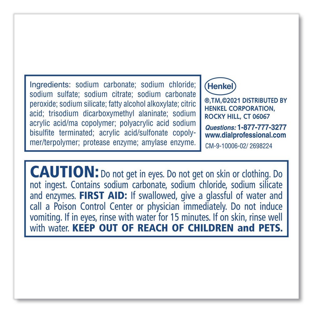 Soft Scrub 10006 1 oz. Automatic Dish Detergent Packet – Lemon (200/CT) New