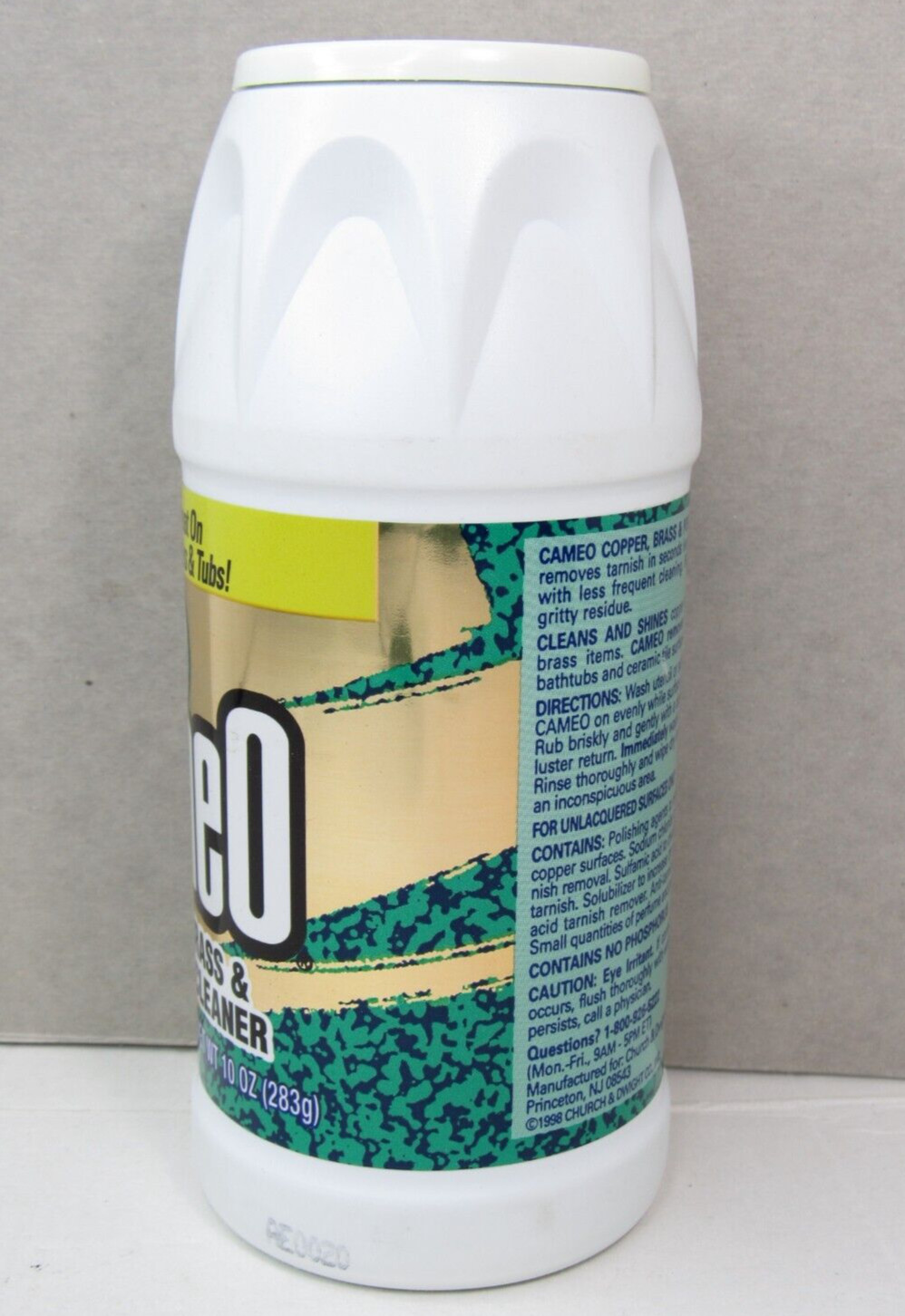 CAMEO Copper Brass Porcelain POWDER CLEANER 10 oz Discontinued New Sealed 1998